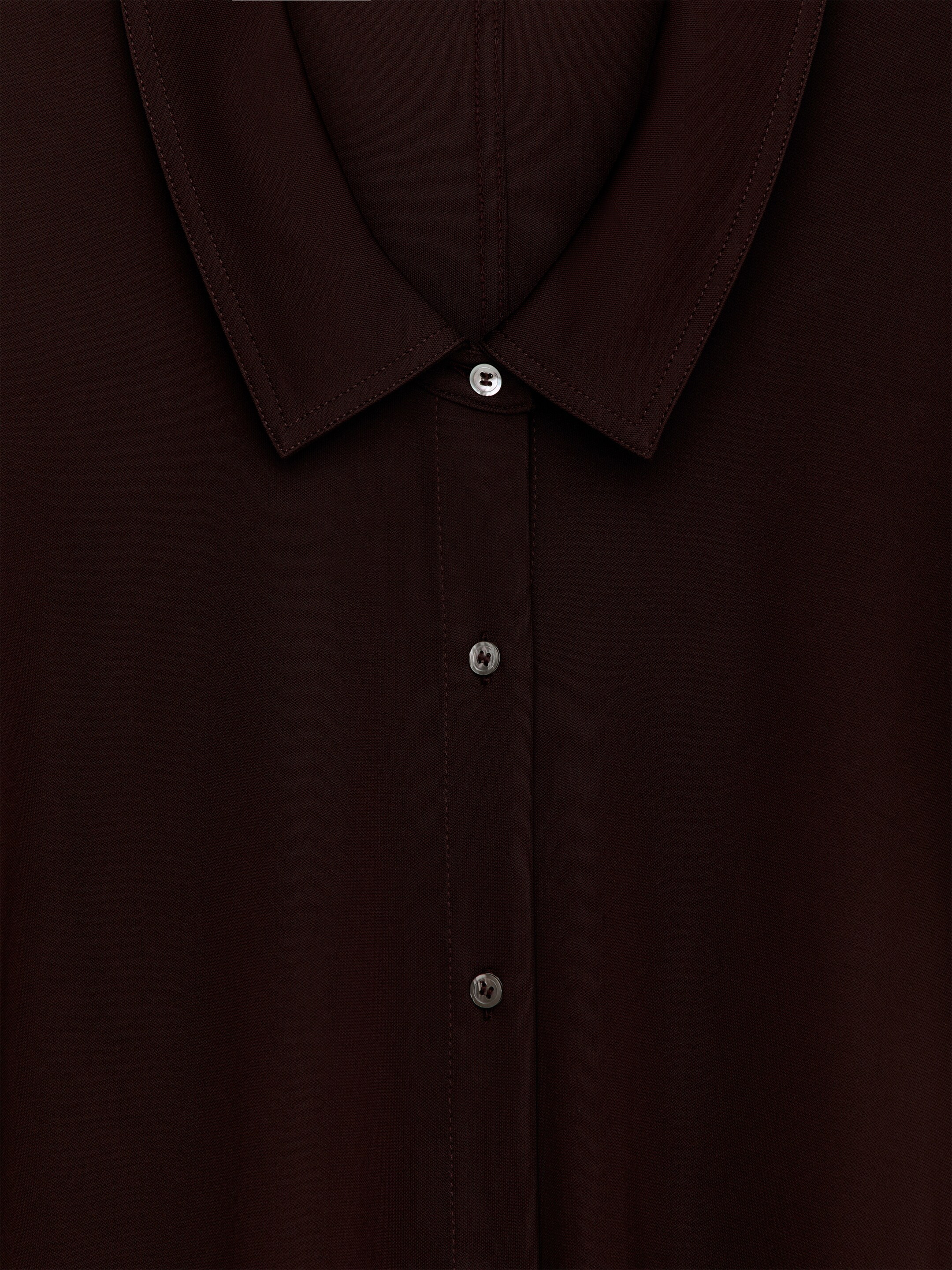 Grösseres Bild ansehen: Fließendes Jerseyhemd - Dunkelrot - DAMEN | H&M CH 10