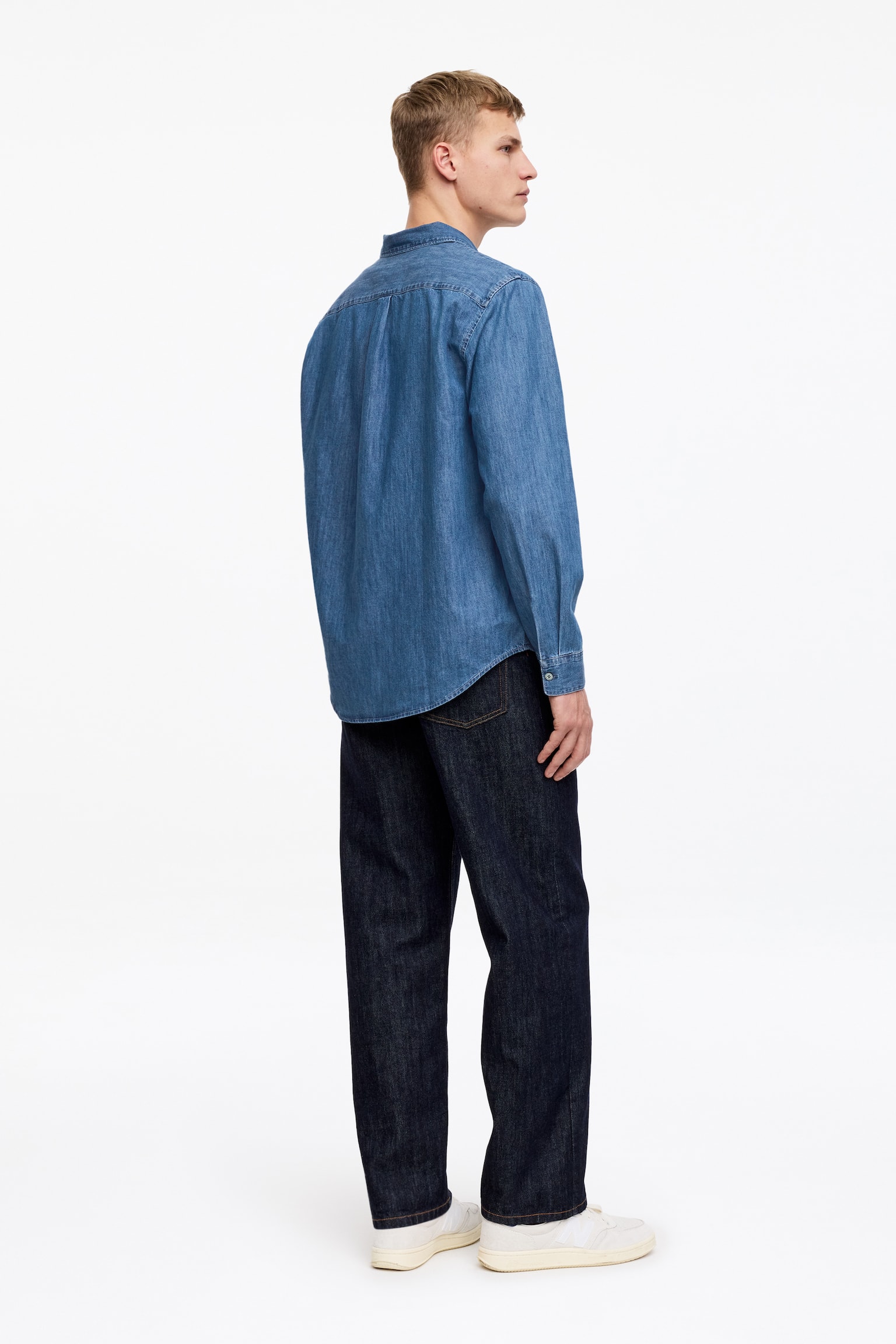 Denimskjorta - Blå - 5