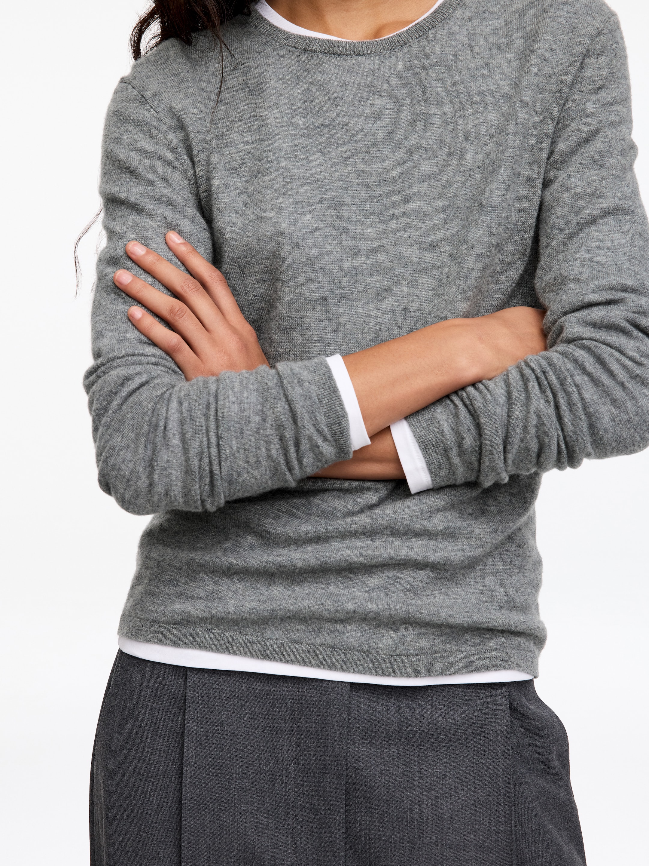 Suéter de cachemir puro - Gris - Corte estándar - women - StillMedia/Lookbook - 4