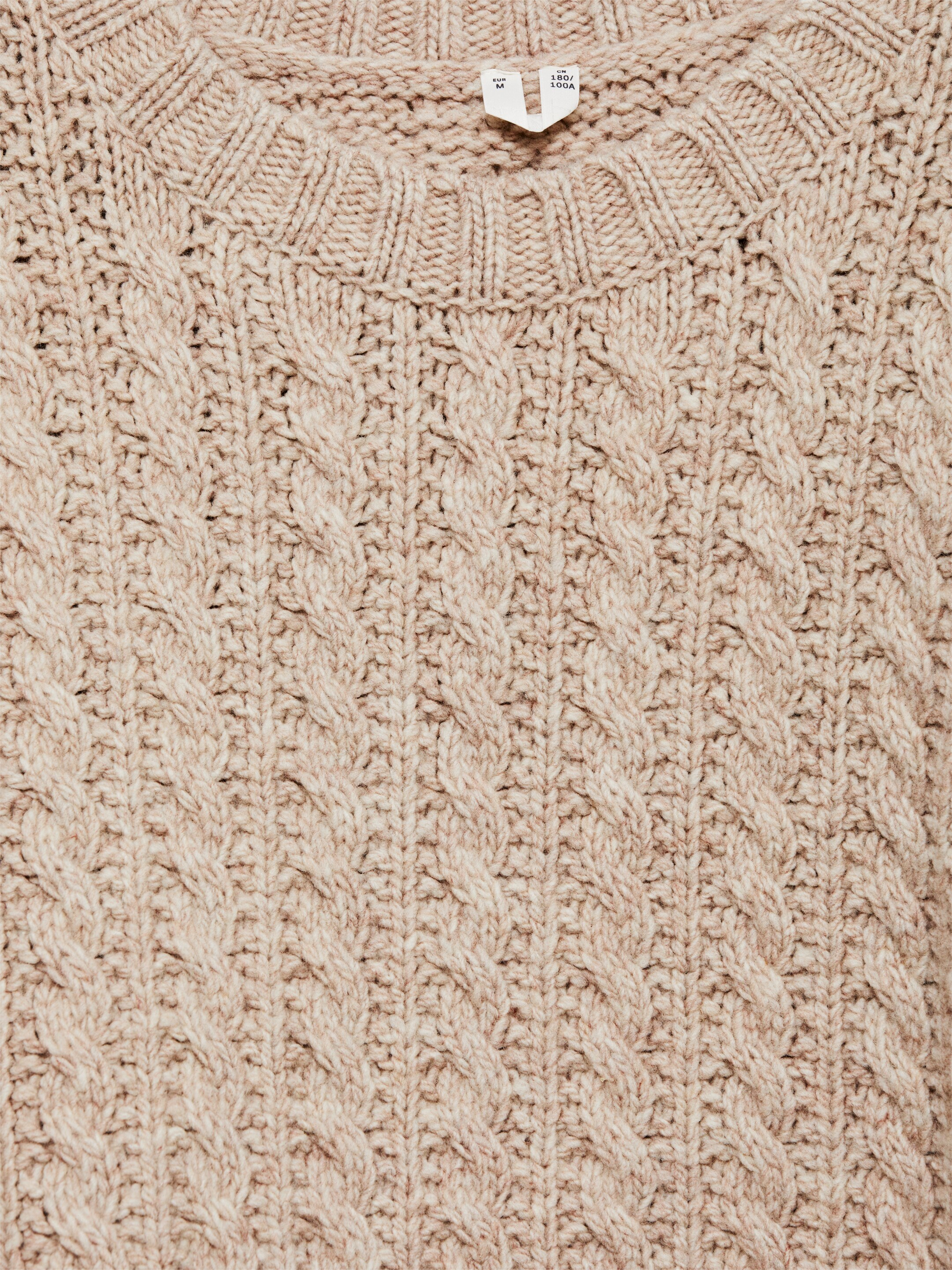 Grotere afbeelding bekijken: Ruimvallende kabelgebreide trui - Beige - HEREN | H&M NL 2