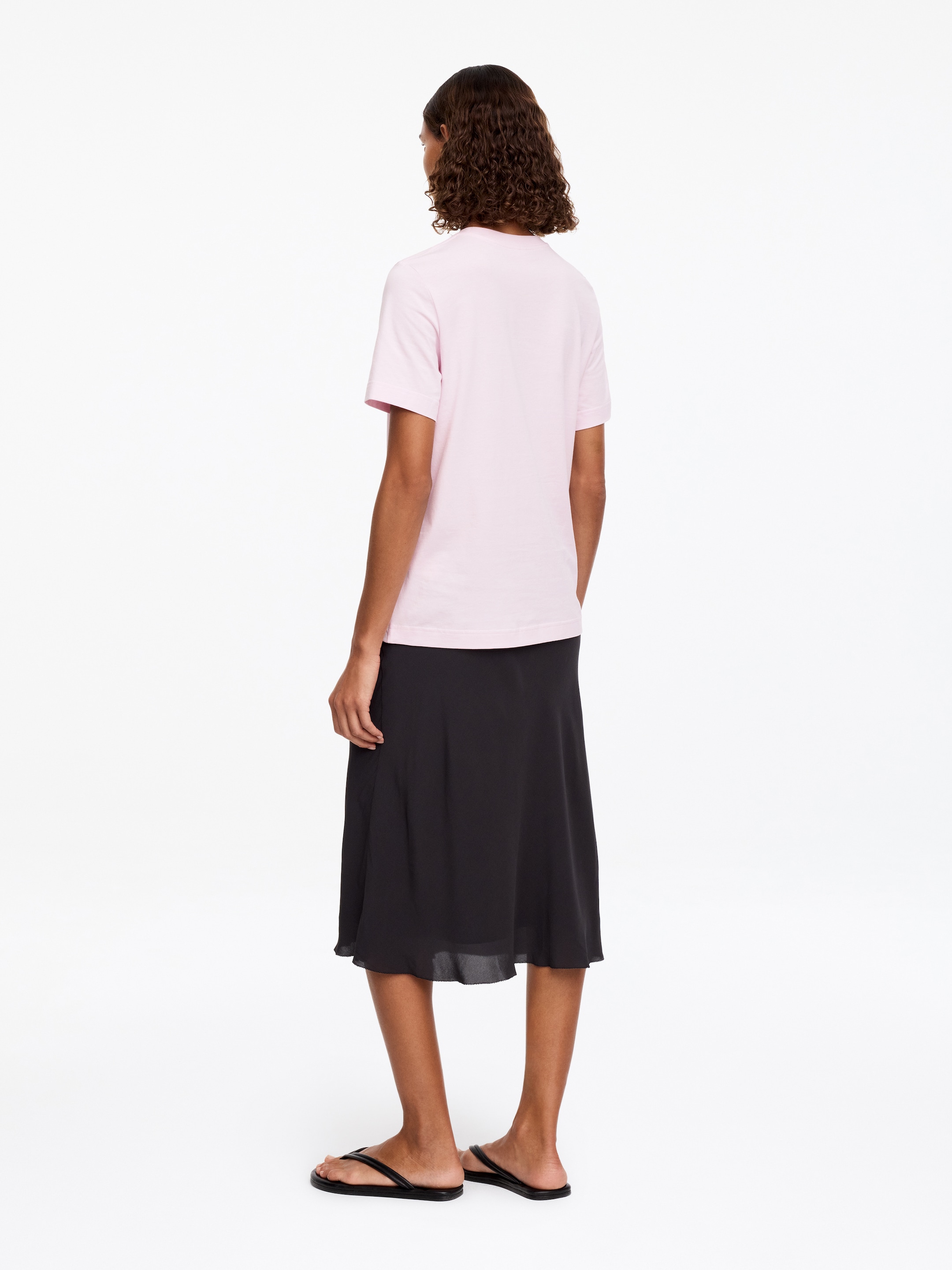 T-shirt Signature a maniche corte - Rosa - Regular fit - Women - StillMedia/Lookbook - 4