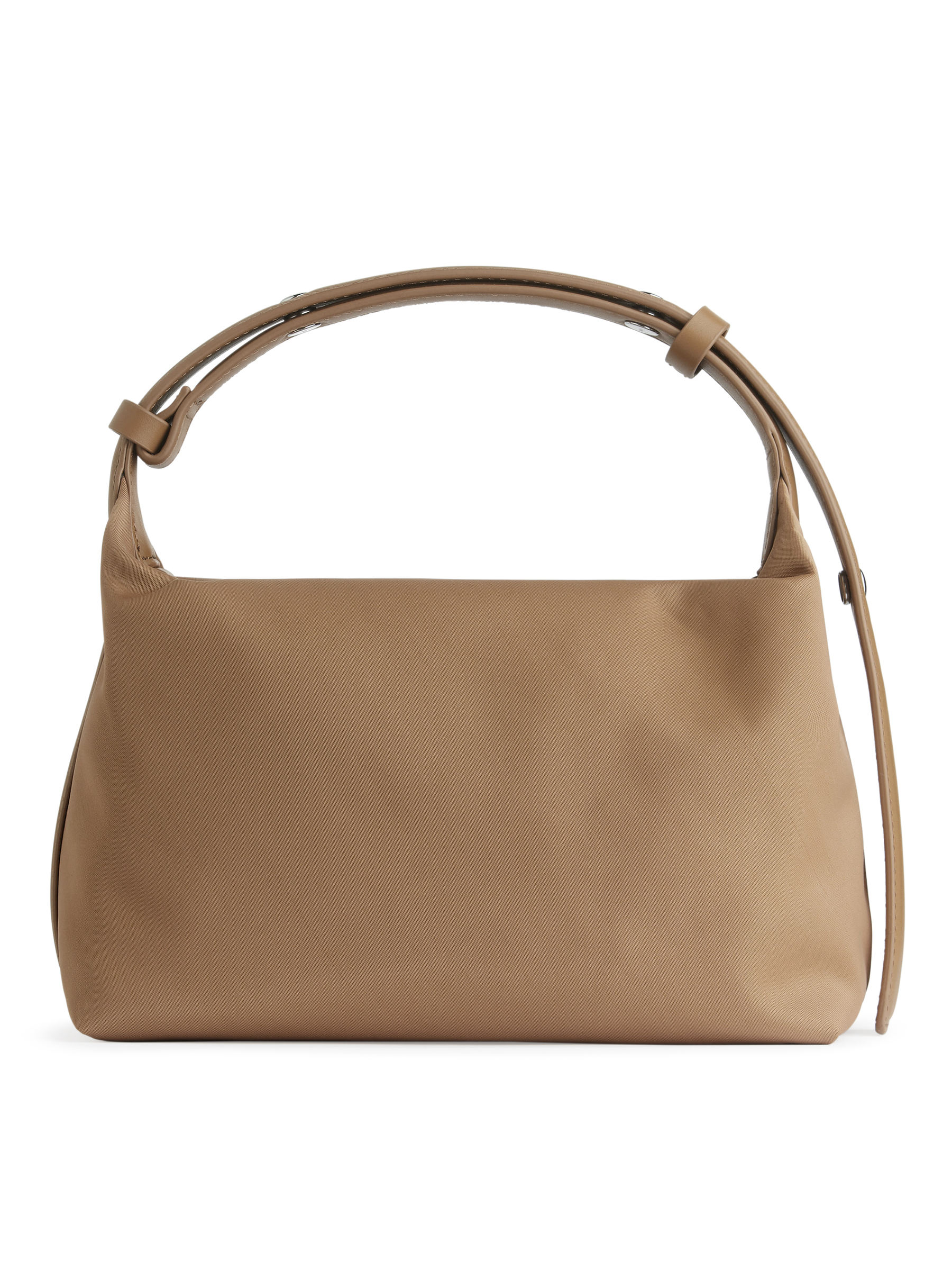 Bolso bandolera con detalles de piel - Beige - Women - StillMedia/DescriptiveStillLife - 1