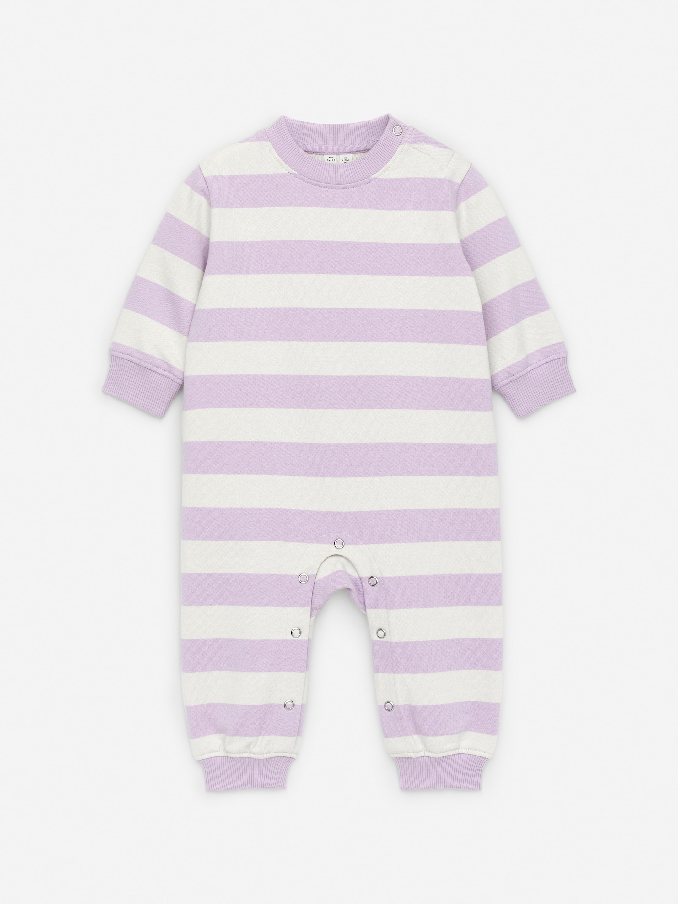 Grotere afbeelding bekijken: Cotton Overall - Purple/White - KINDEREN | H&M BE 1