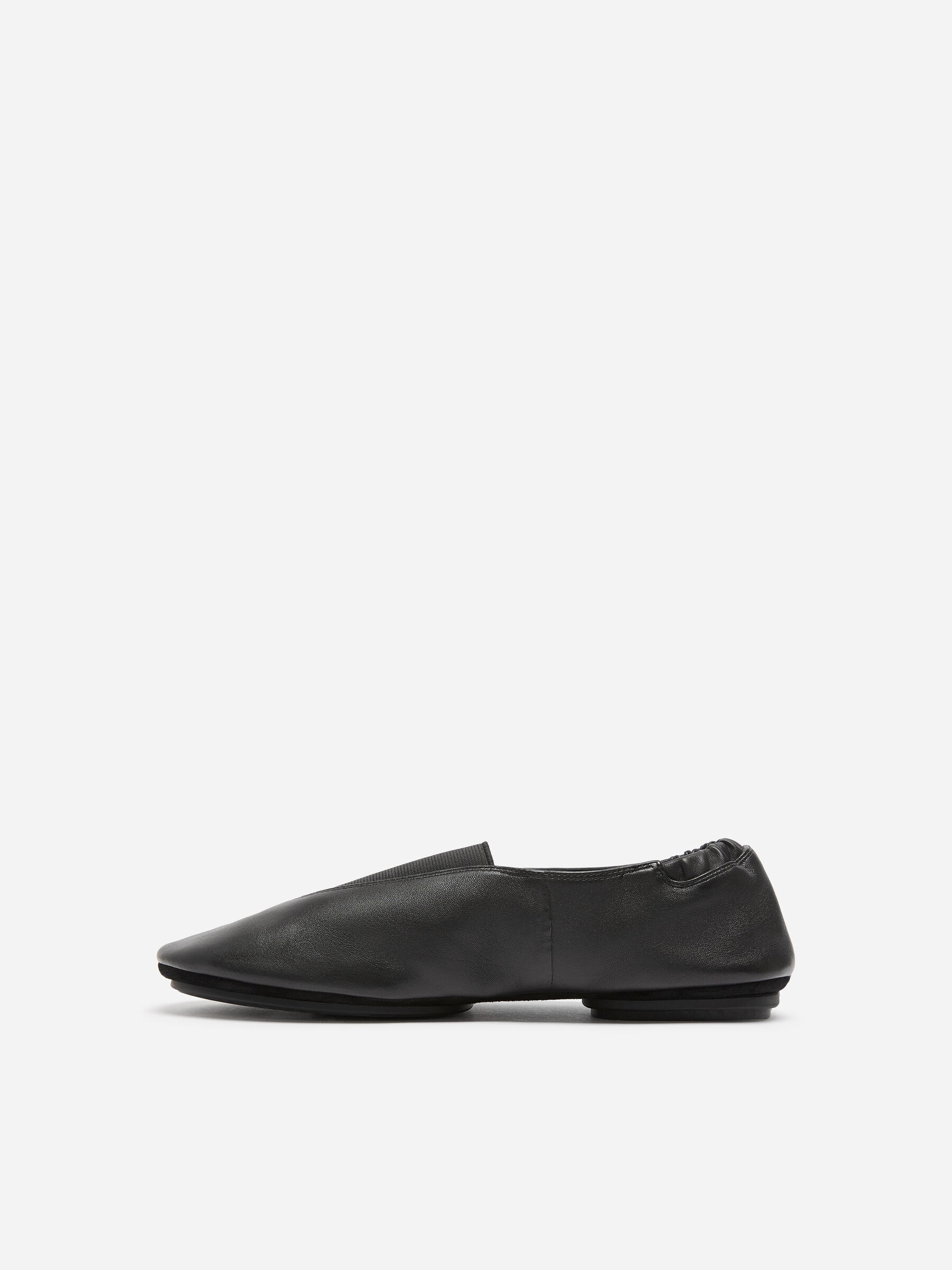 Sporty leather ballerinas - Black - Women - StillMedia/DescriptiveStillLife - 4