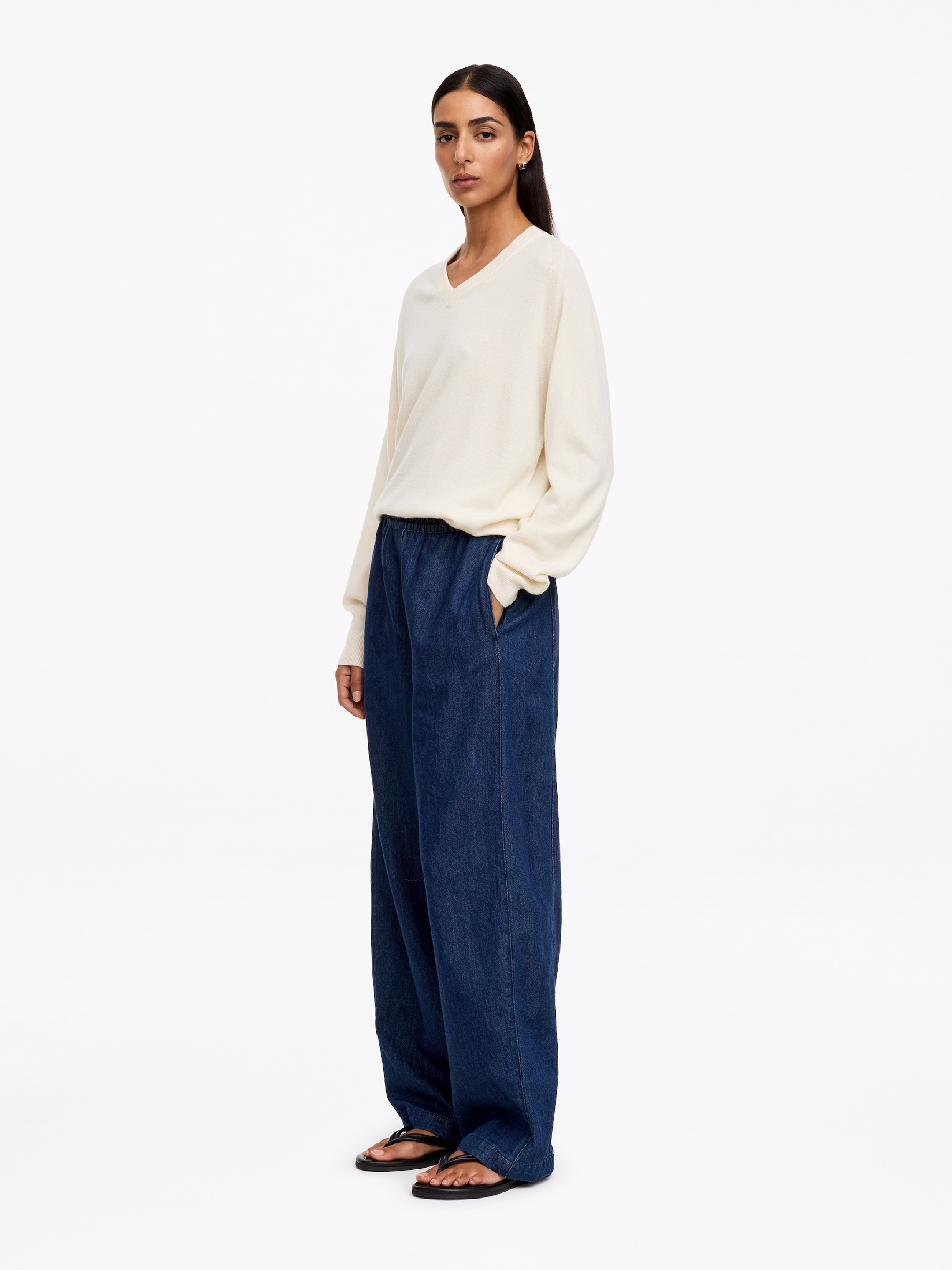 Pantalones vaqueros con silueta barrel - Azul - Corte estándar - women - StillMedia/Lookbook - 2