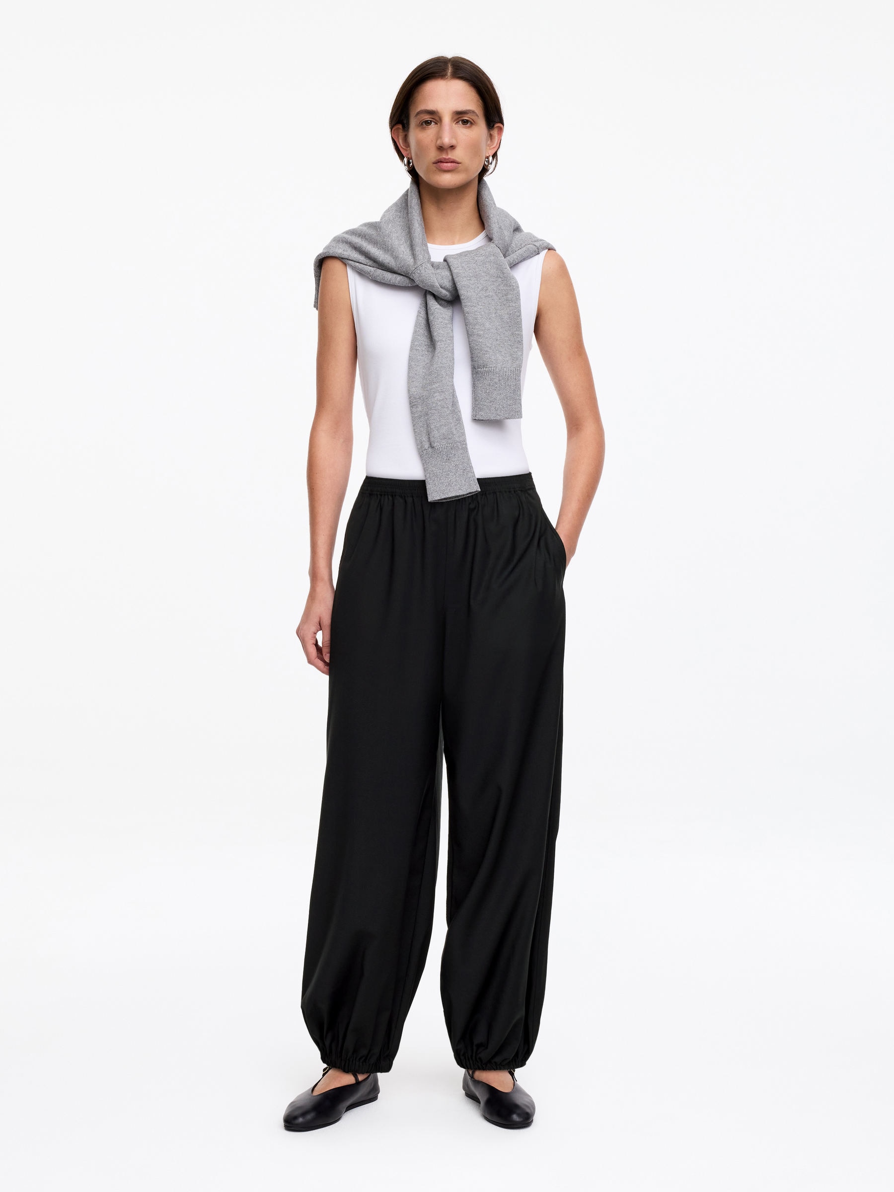 Spodnie z nogawkami typu barrel-#272627-16932