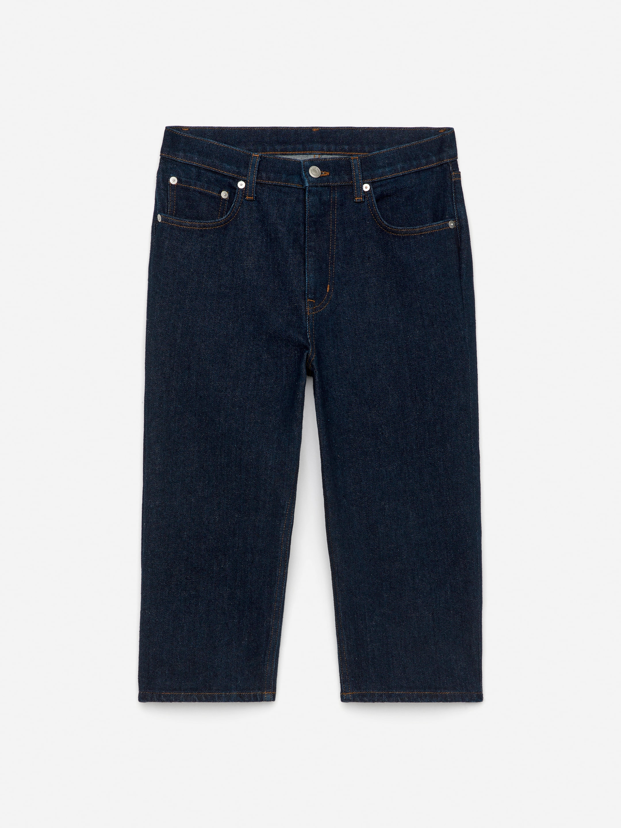 Se større billede: BERRY capri-jeans - Mørkeblå - DAME | H&M DK 1