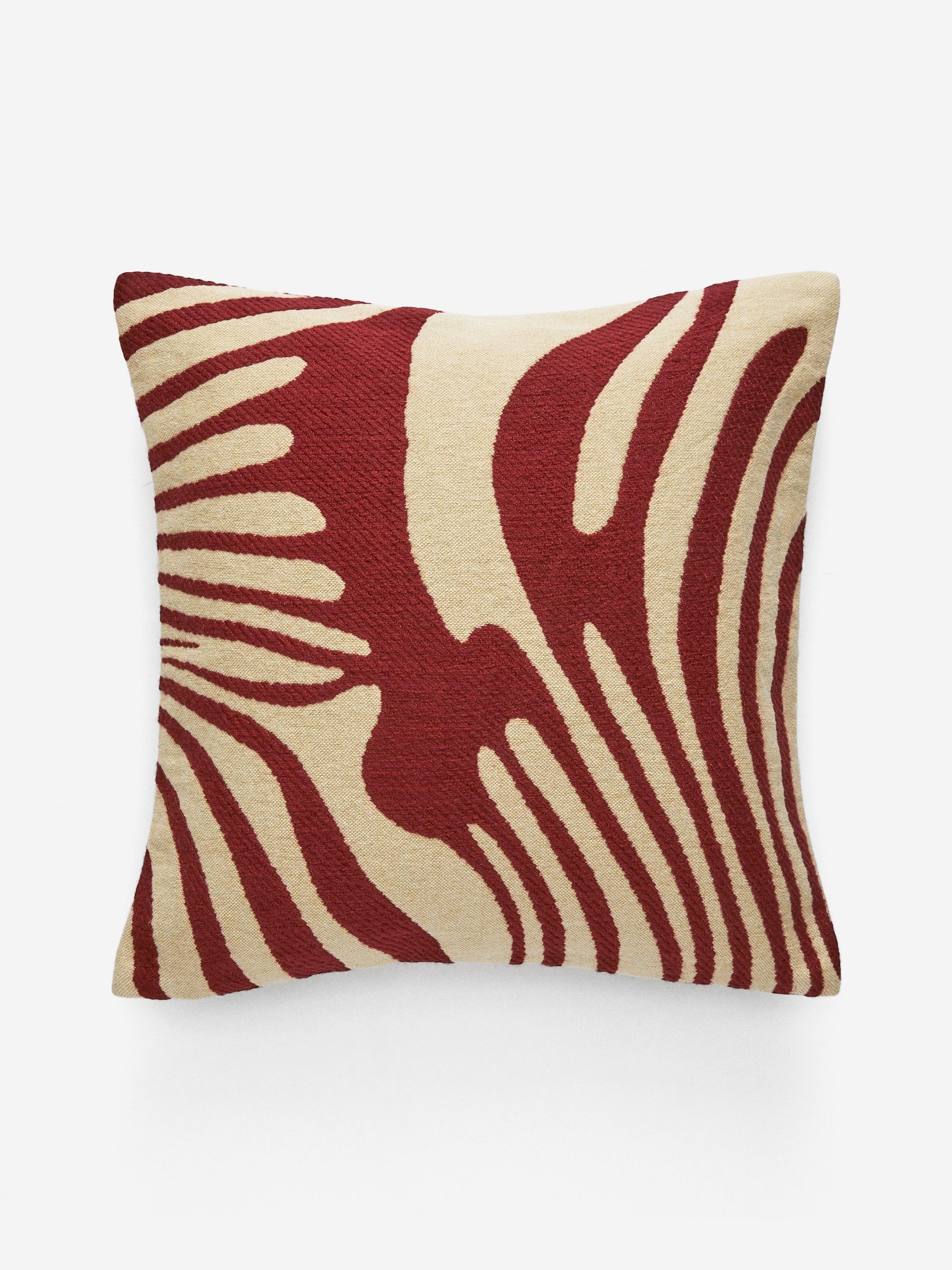 Cotton Wool Cushion Cover 50 x 50 cm - Red/Beige - Homeware - StillMedia/DescriptiveStillLife - 6