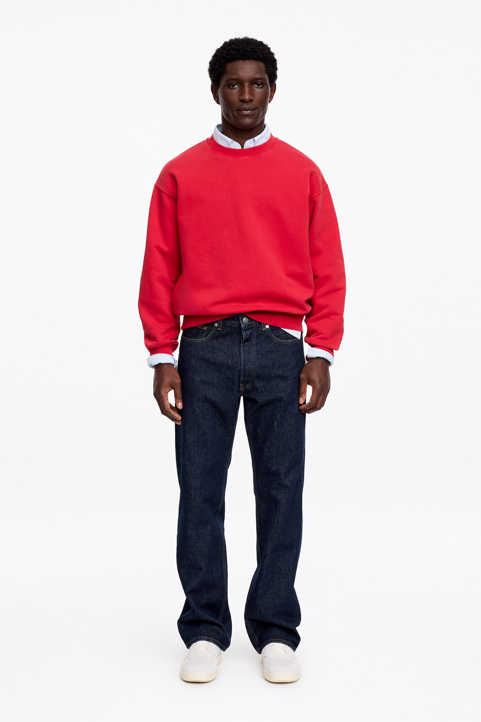 CANYON regular fit bootcut jeans - Donkerblauw/Zwart/Lichtblauw - 1