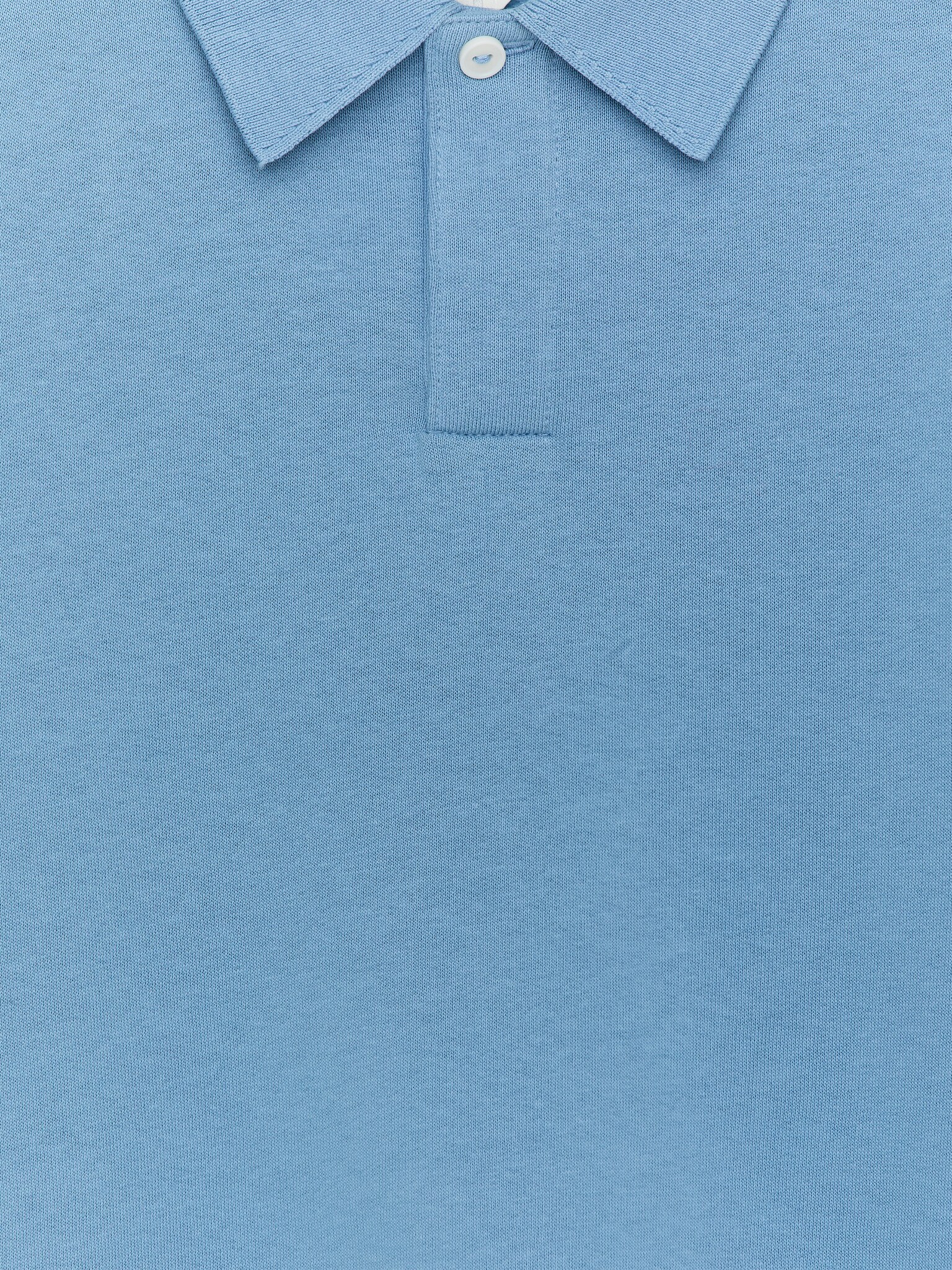 Polo en coton - Bleu ciel - 3