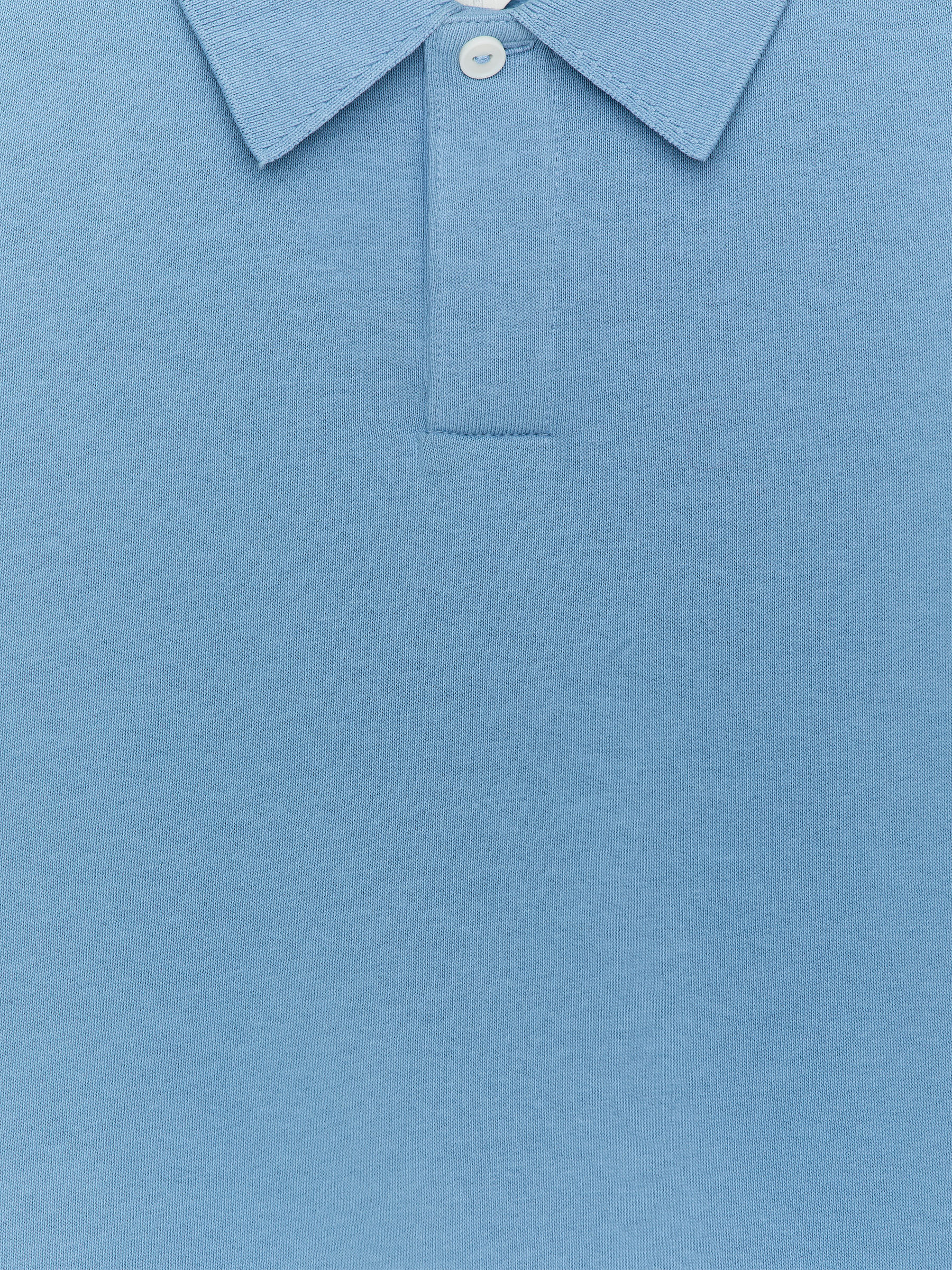 Cotton Polo Shirt - Light Blue - Relaxed fit - Children - StillMedia/DescriptiveDetail - 3