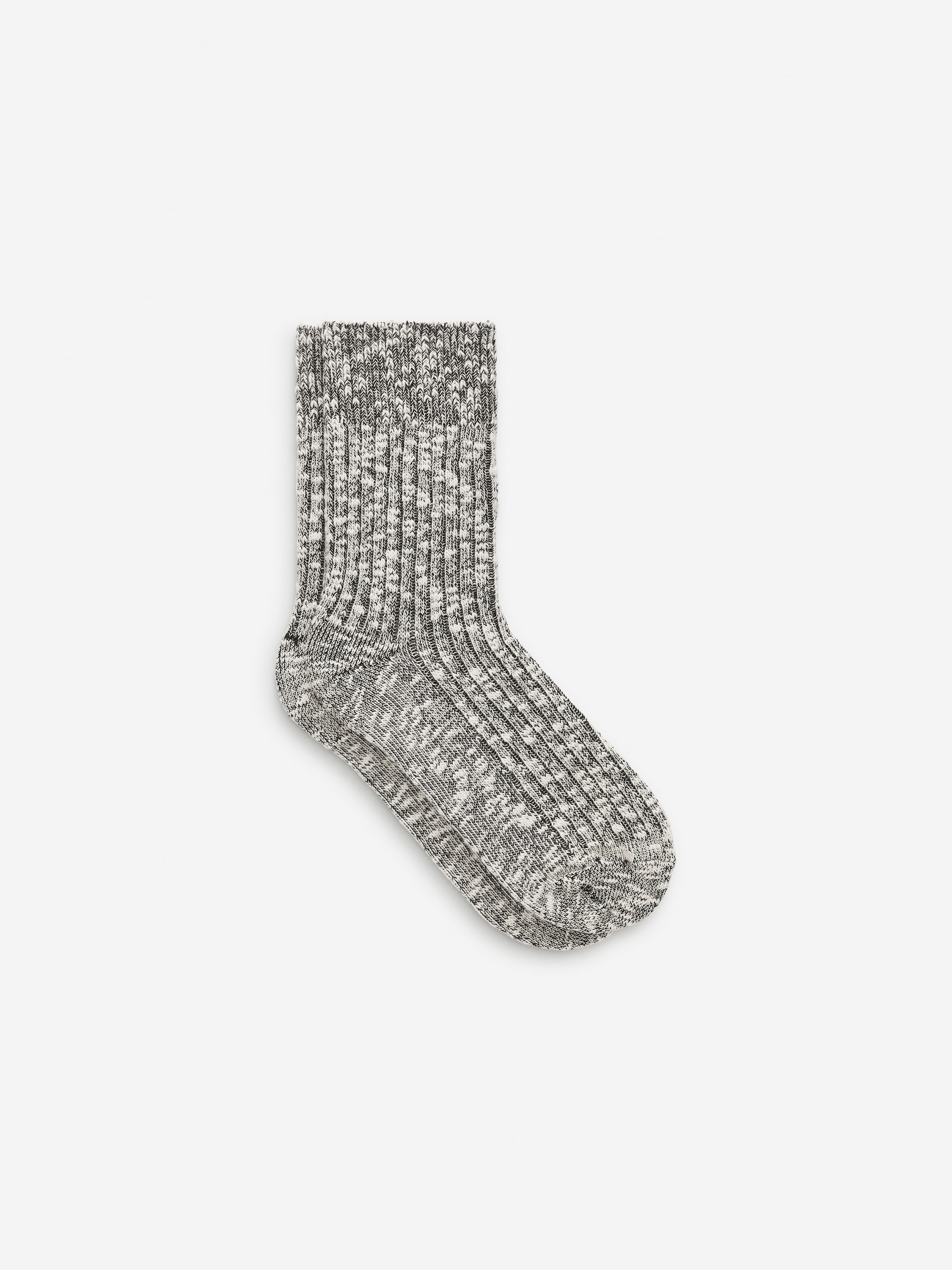 Agrandir l'image: Chaussettes en maille épaisse - Noir/blanc - FEMME | H&M FR 1