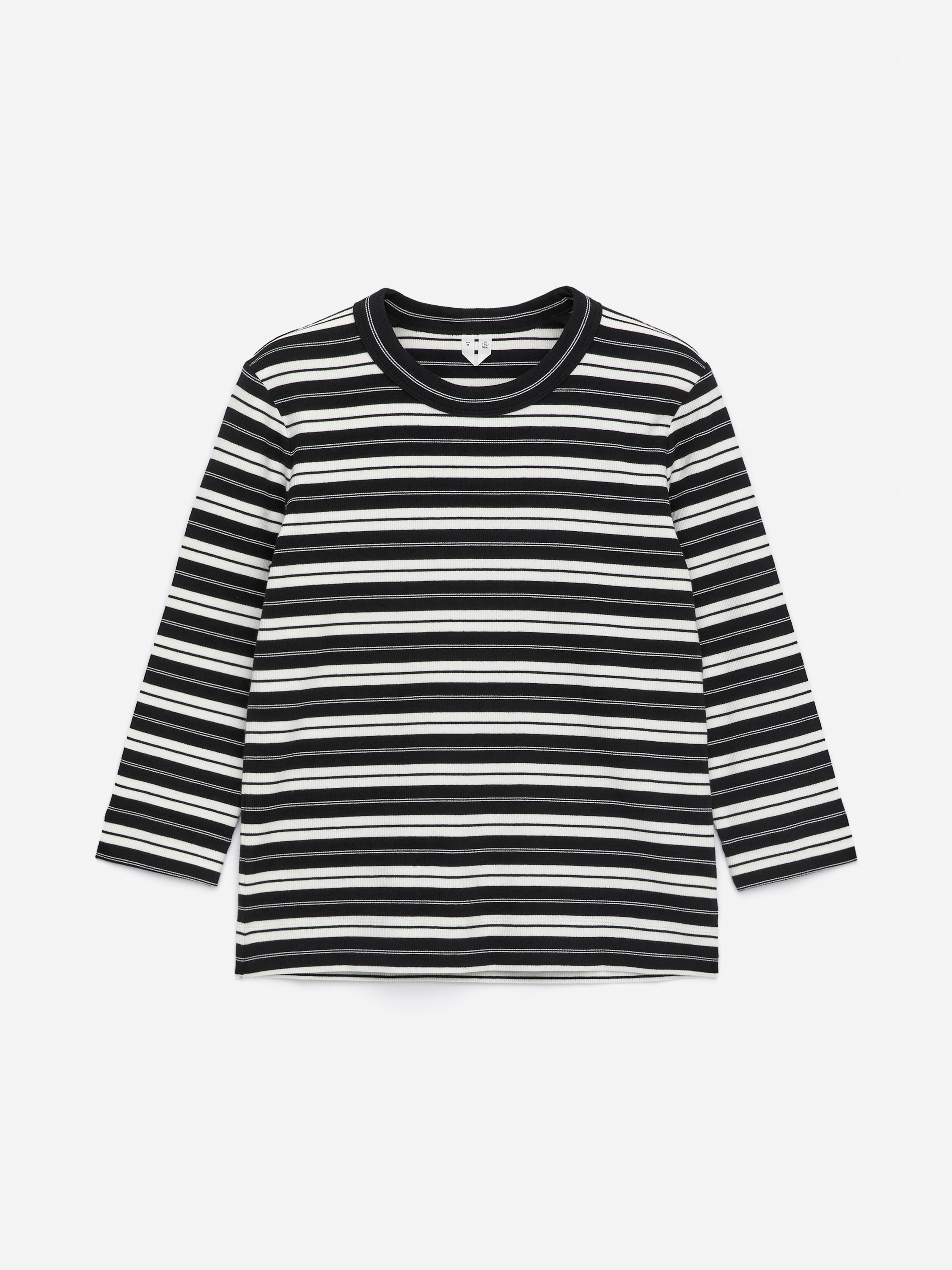 Rib Top - Black/White