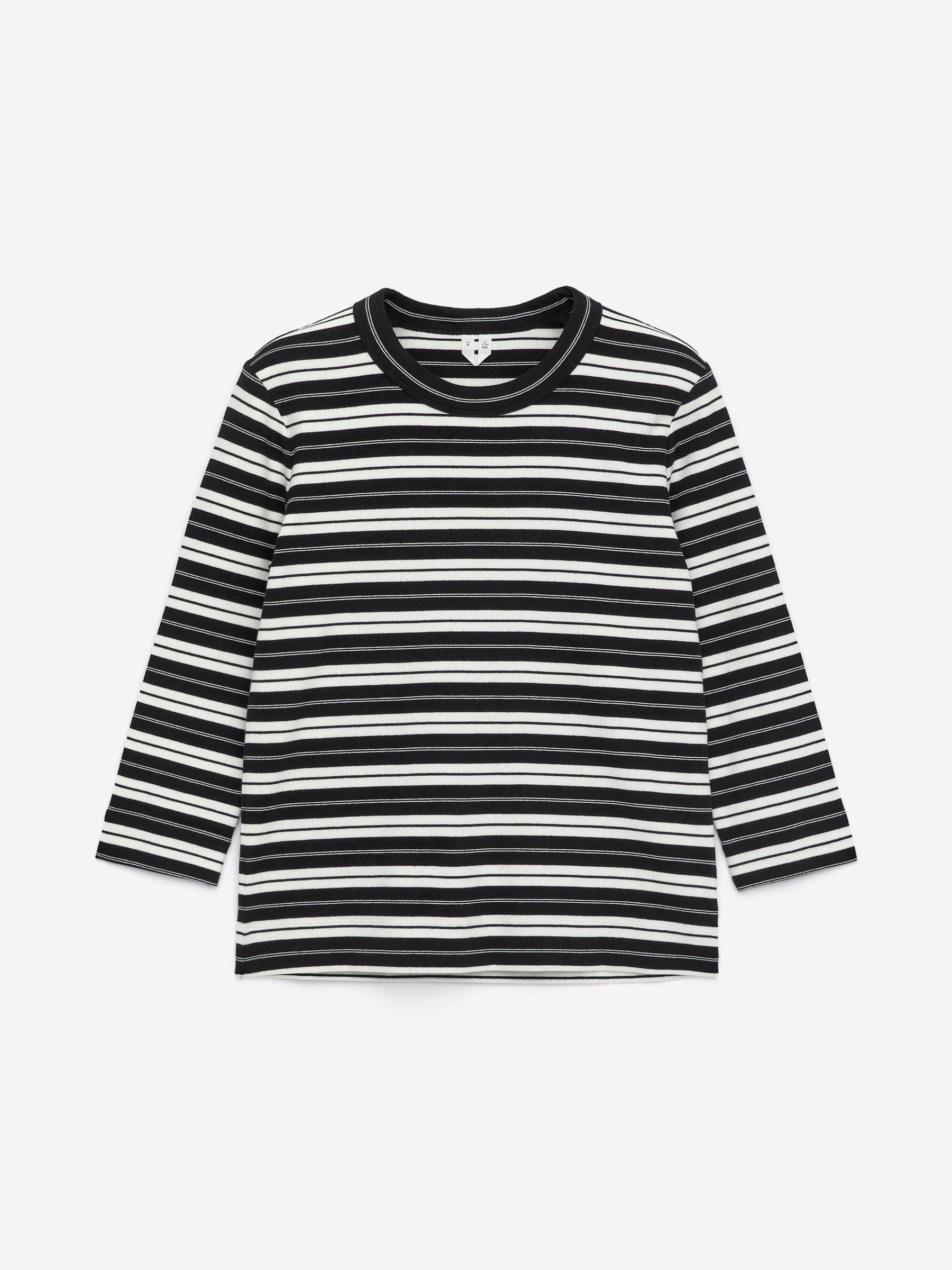 Rib Top - Black/White - Slim fit - Women - StillMedia/DescriptiveStillLife - 1