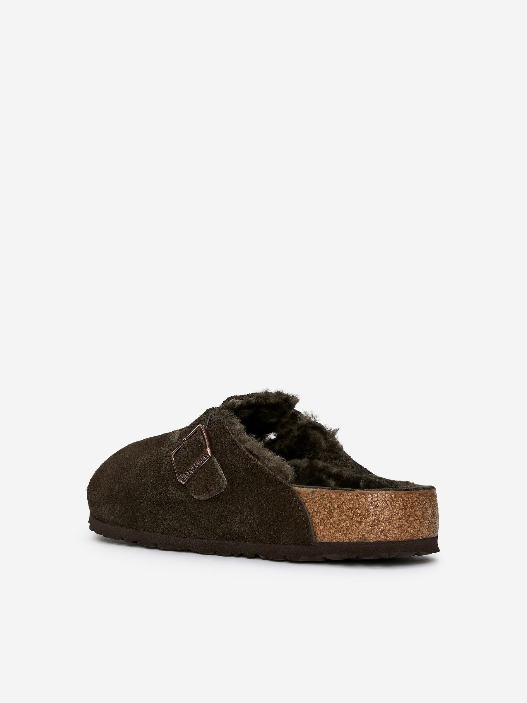 Birkenstock Boston Shearling Sandals - Grey - Men - StillMedia/DescriptiveStillLife - 5