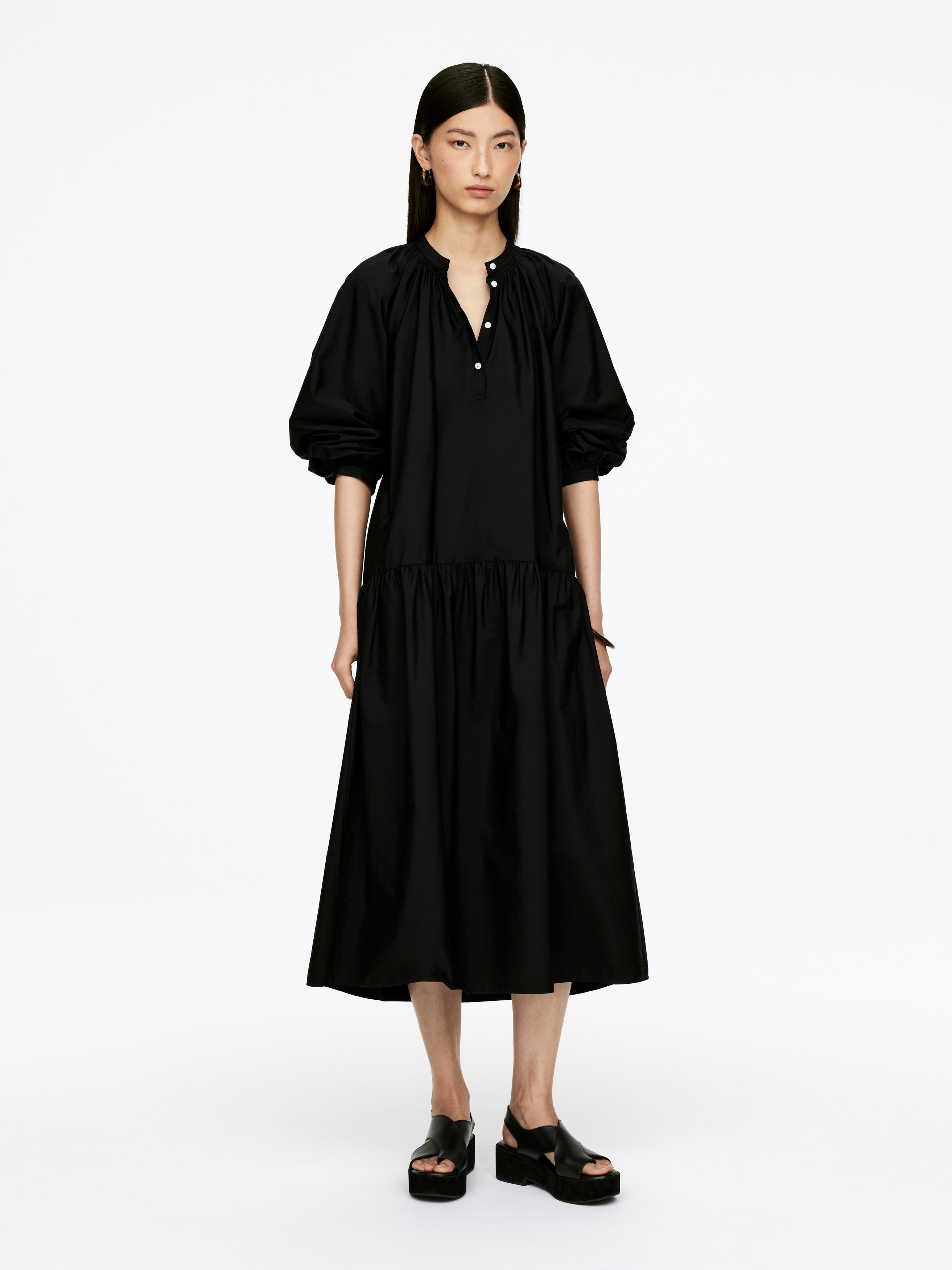 LeatherWedgeSandals - Noir - Femme - StillMedia/Lookbook - 7