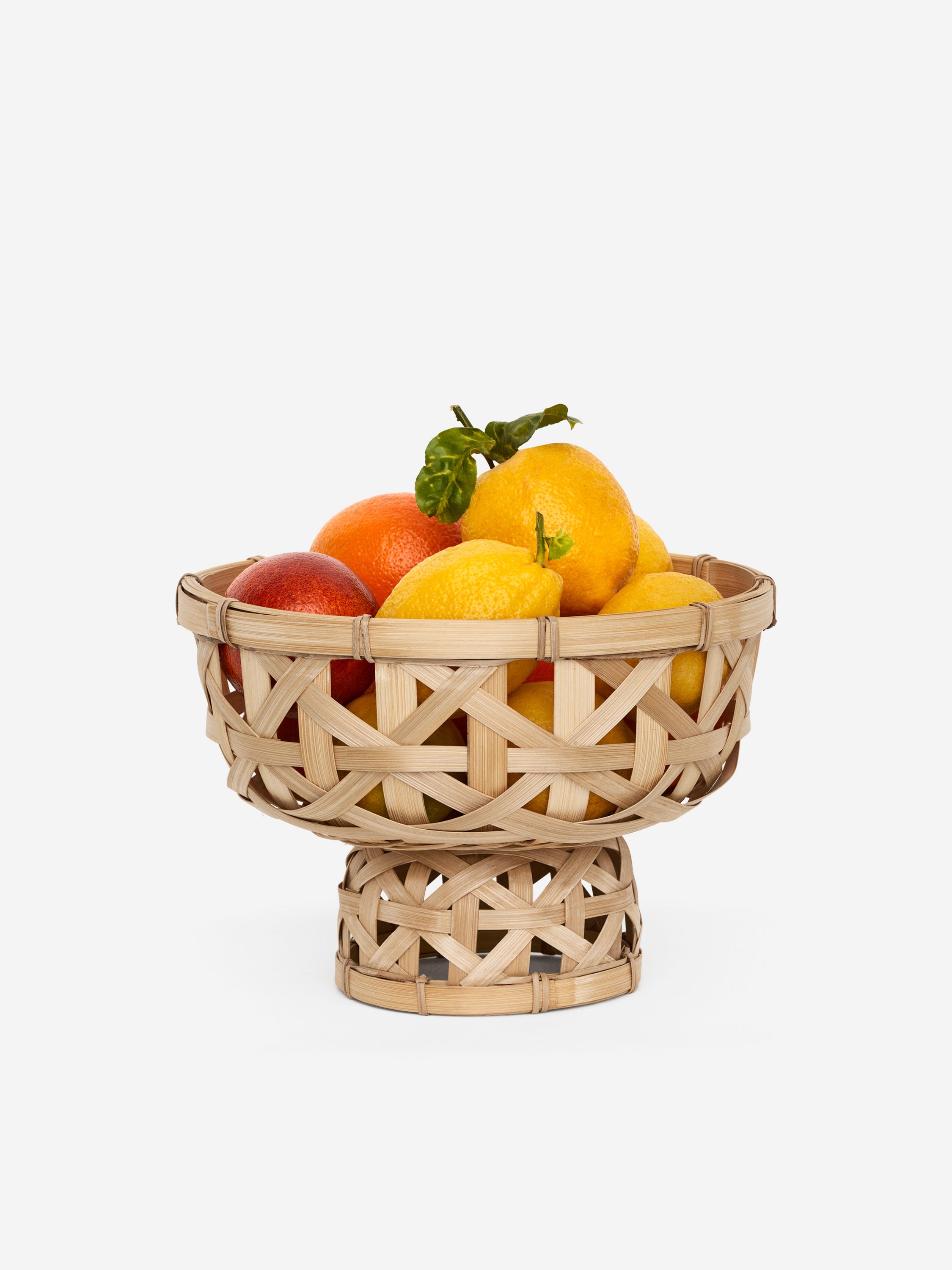 Bamboo Basket 26 cm-#D0C2AA-15822