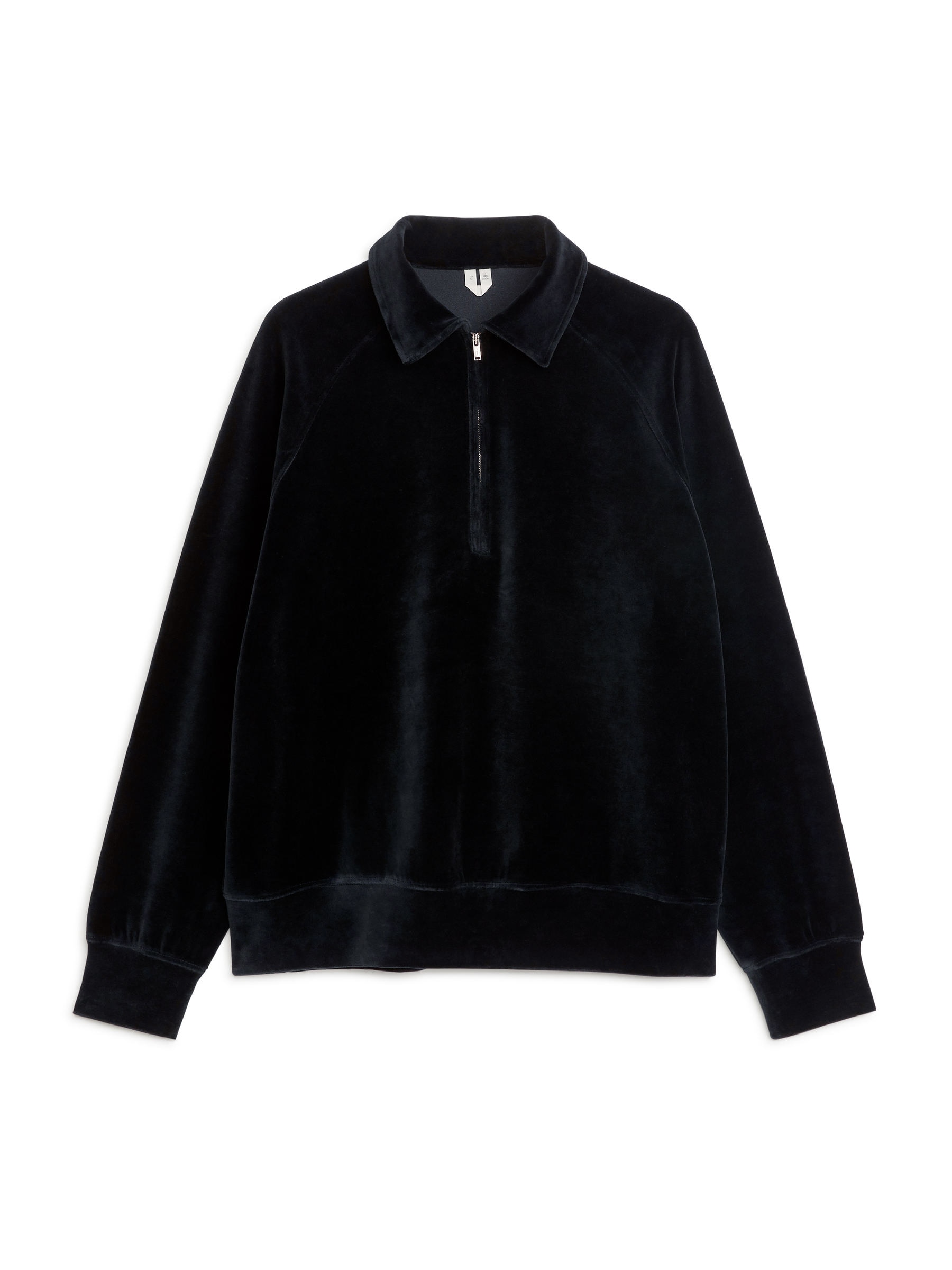 Half-Zip Velour Jumper-#272930-6384
