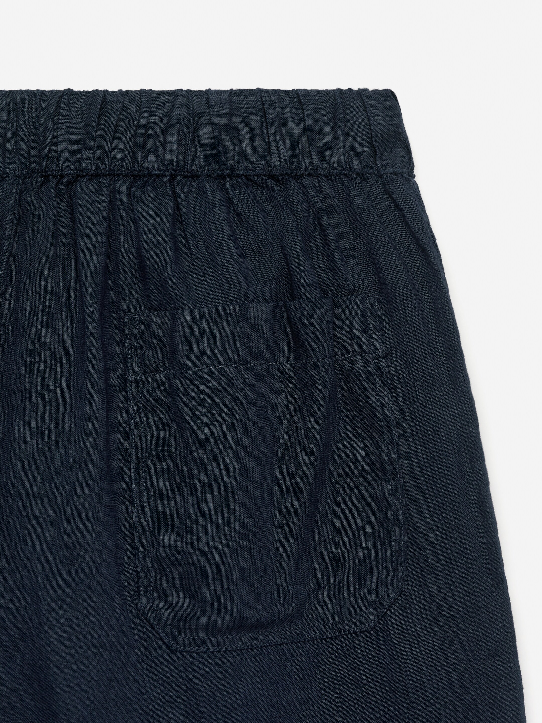 Visualizza immagine più grande: Pantaloni in lino dalla vestibilità rilassata - Blu scuro - UOMO | H&M IT 7