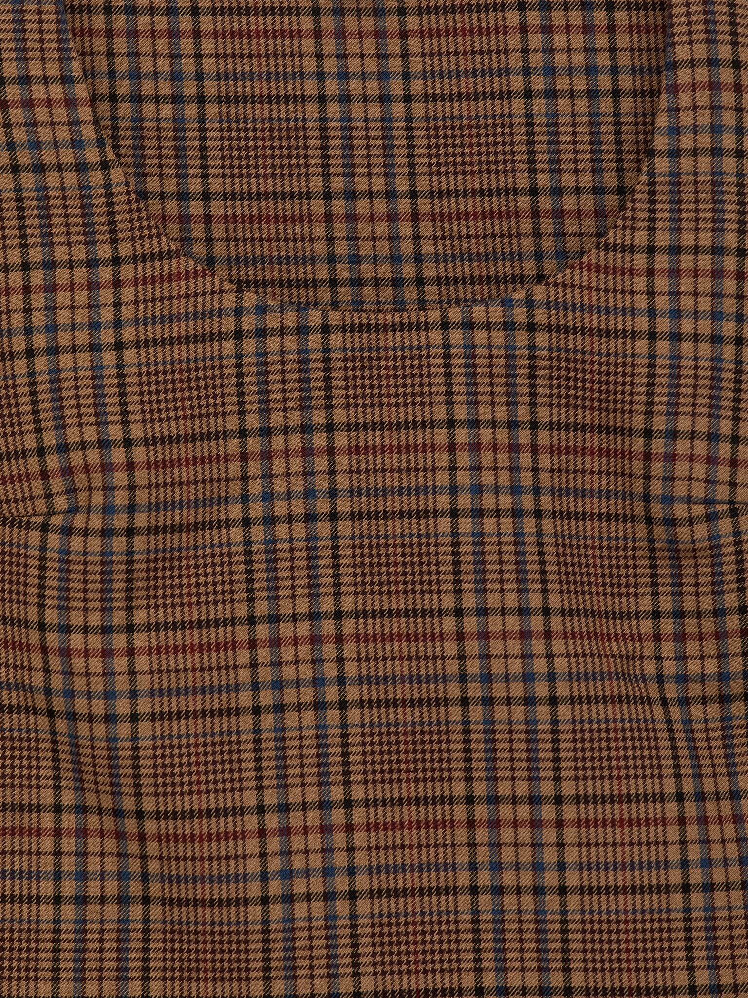 Rutete minikjole - Mørk beige/rutete - 6