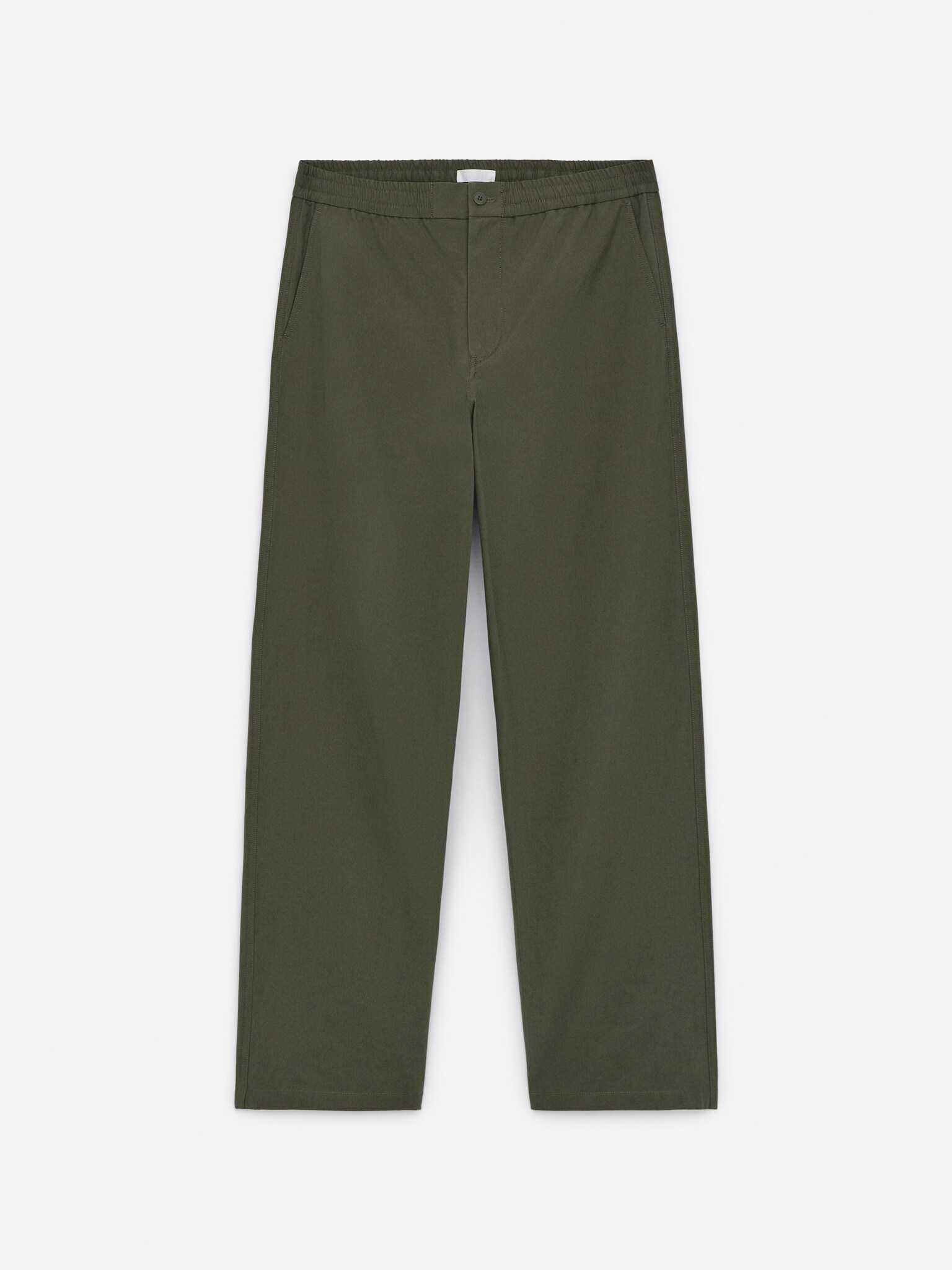 Pantalon en coton - Vert kaki/Noir/Bleu foncé