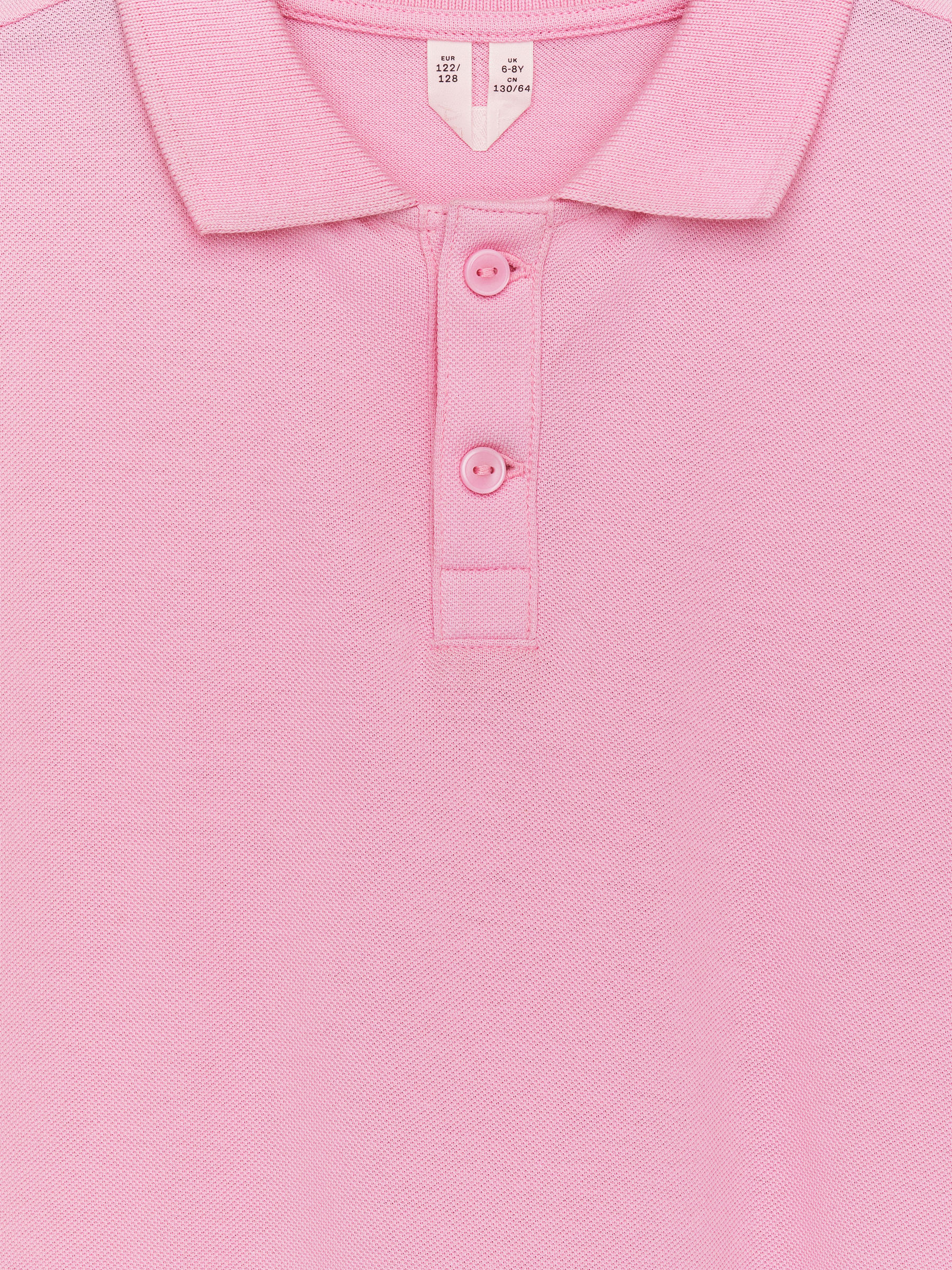 Piqué Polo Shirt - Pink - Regular fit - Children - StillMedia/DescriptiveDetail - 3