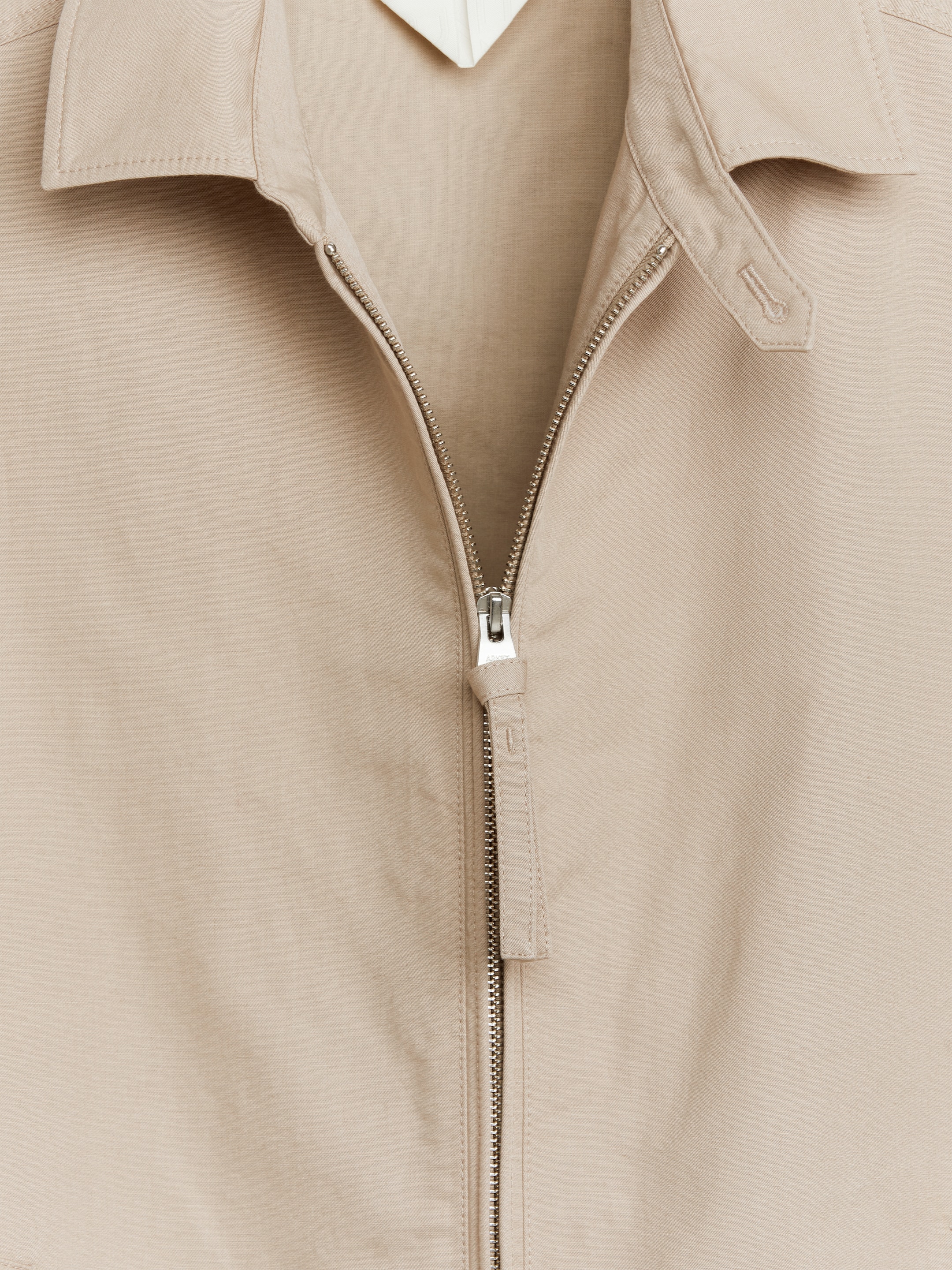 Blusa de algodón y lino - Beige - Corte estándar - Men - StillMedia/DescriptiveDetail - 1