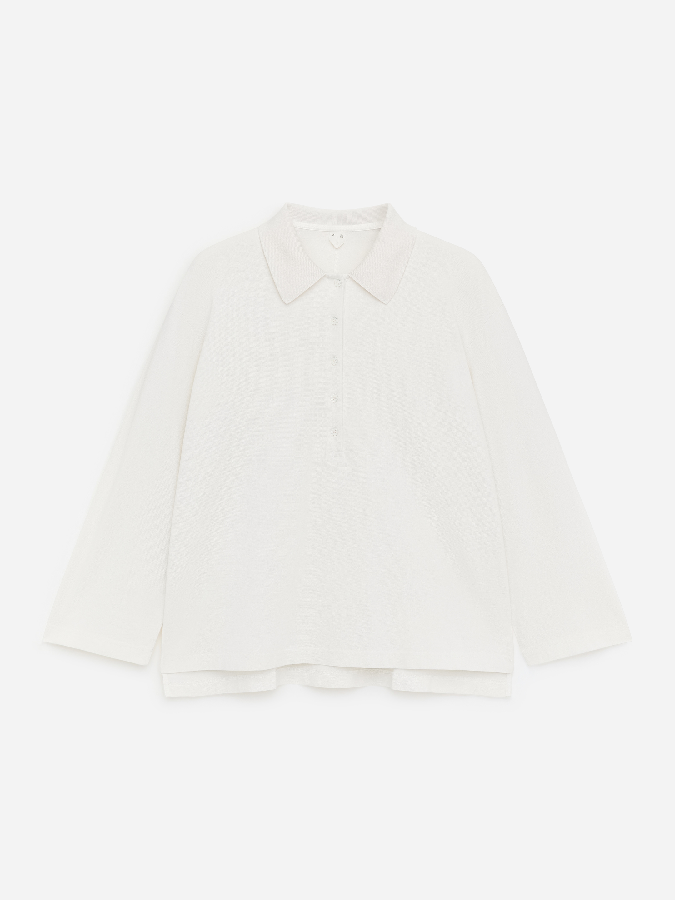 Pique Polo Shirt-#F4F3E9-18726
