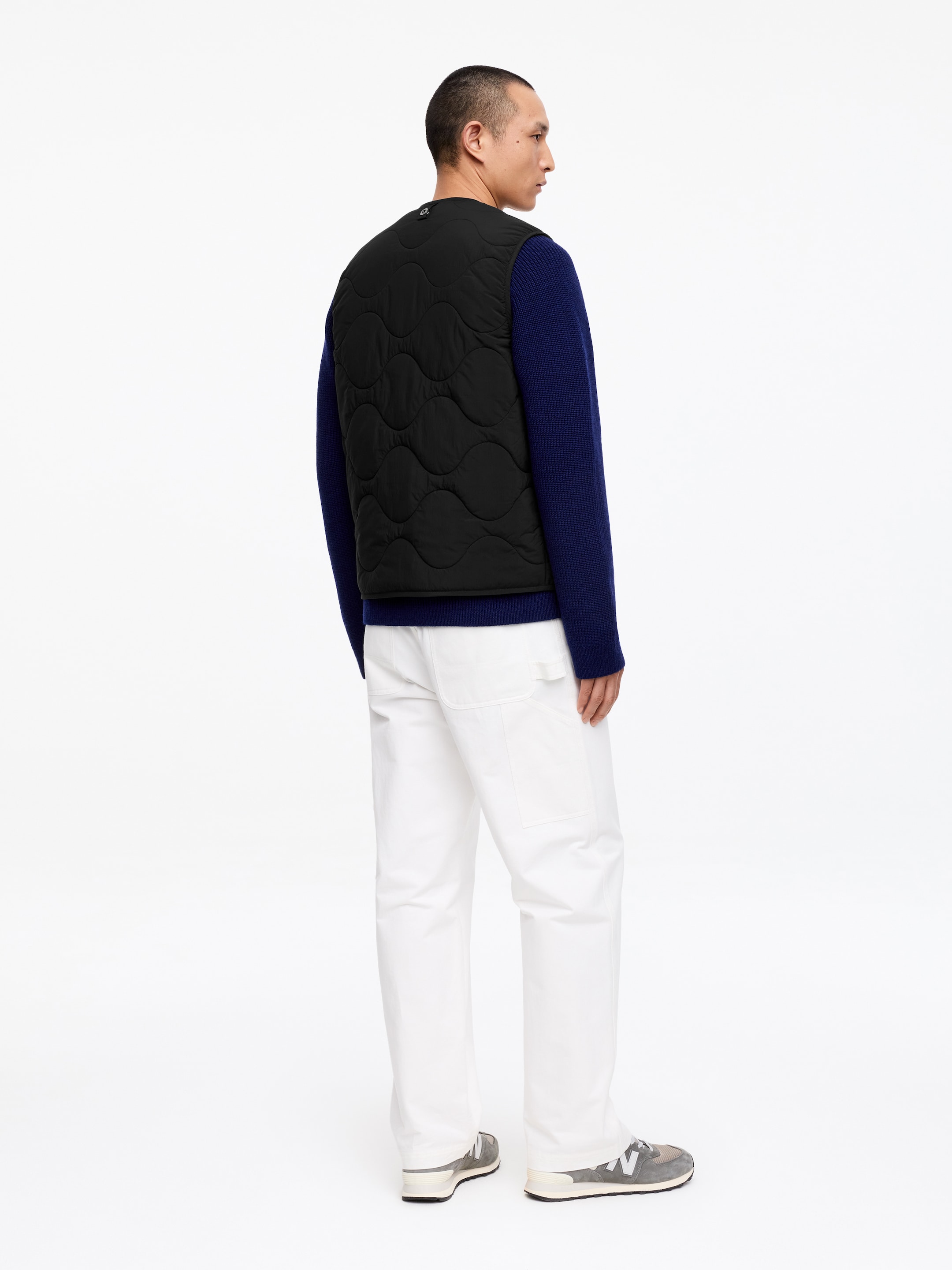 Gesteppte 2-in-1-Liner-Weste - Schwarz - Regular Fit - Men - StillMedia/Lookbook - 46
