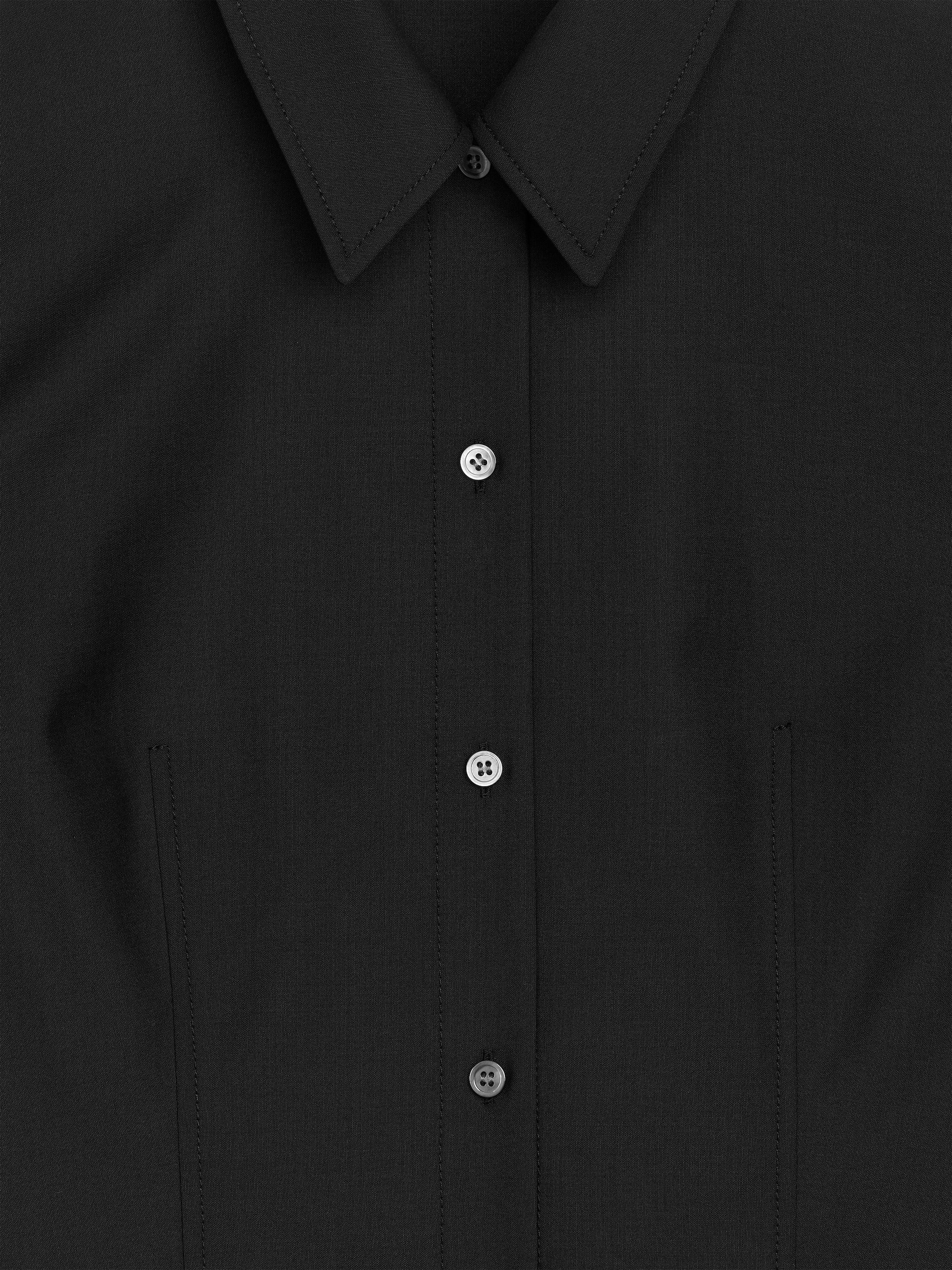 Fitted Shirt - Black - Slim fit - Women - StillMedia/DescriptiveDetail - 1