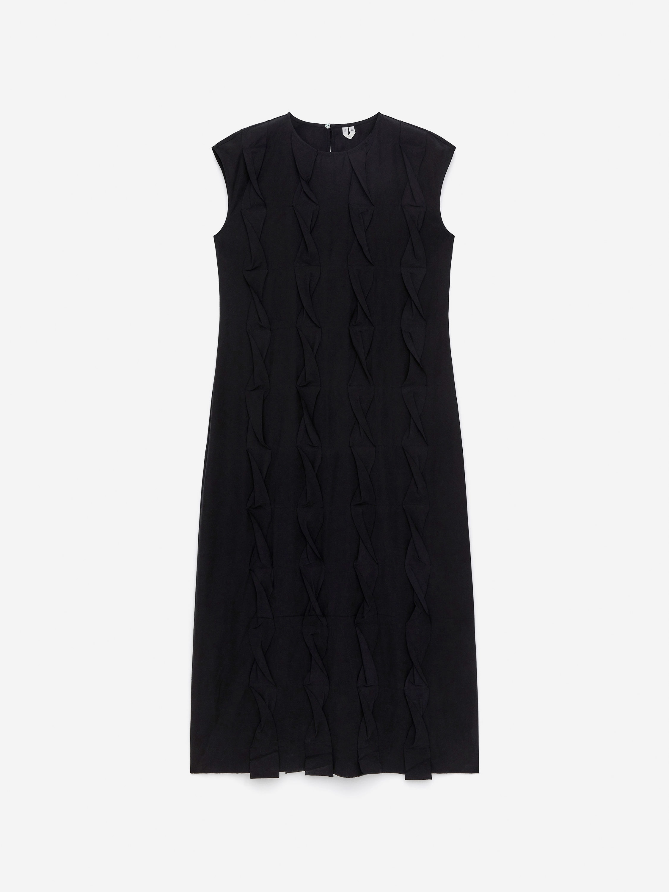 Frill-Detail Dress - Black - Loose fit - Women - StillMedia/DescriptiveStillLife - 1