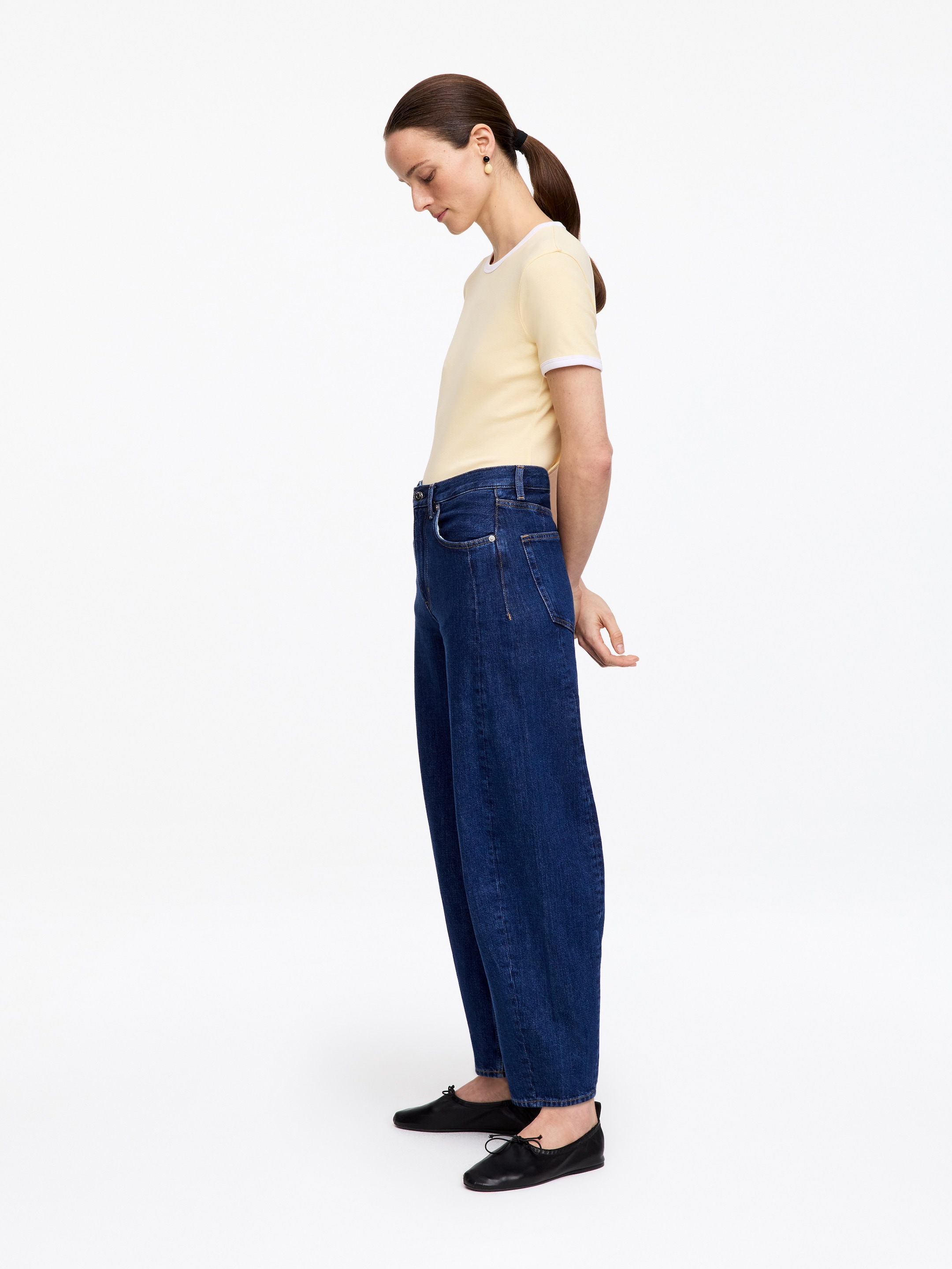 T-shirt côtelé - Jaune - Slim fit - Femme - StillMedia/Lookbook - 10