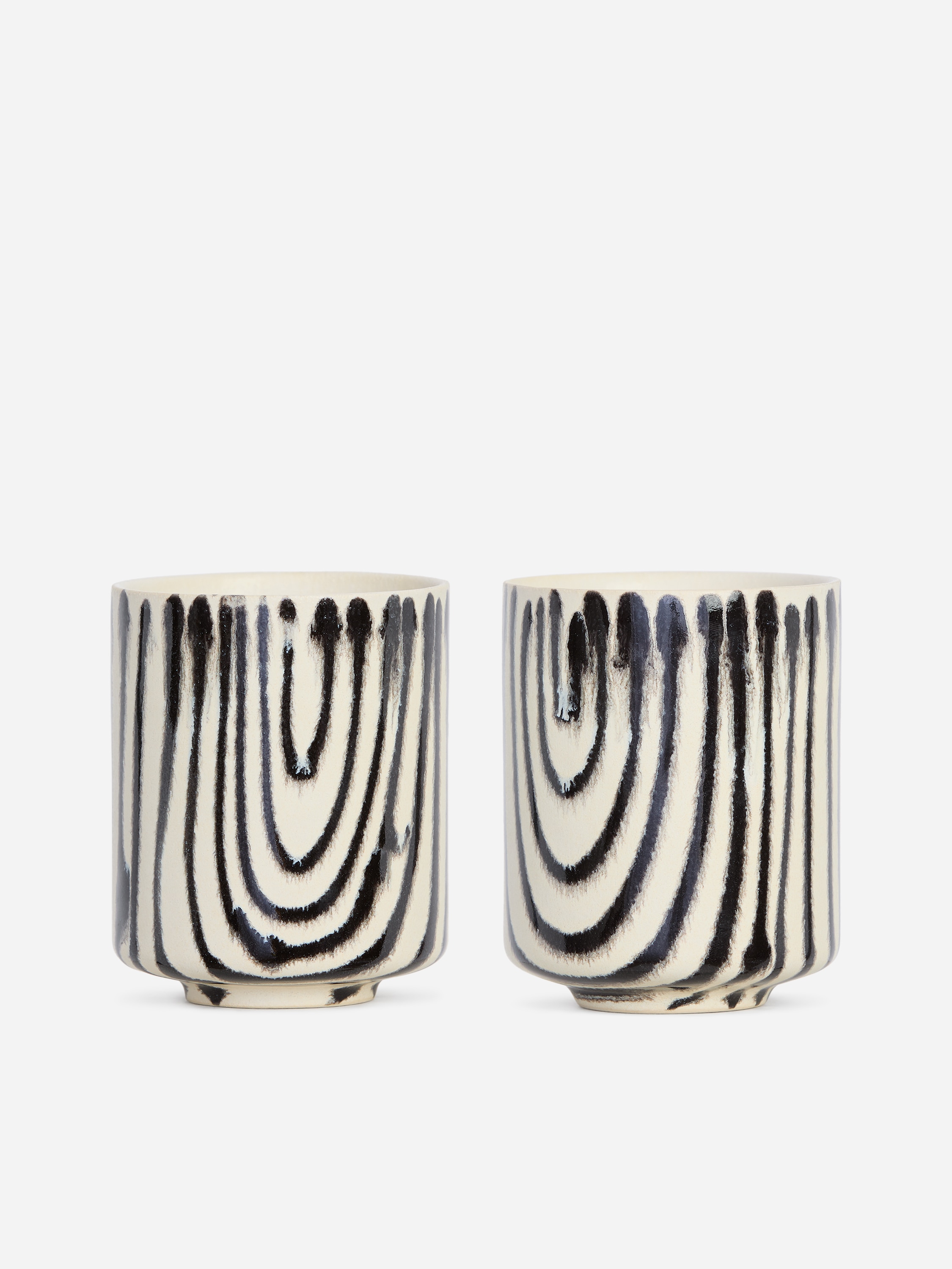Muggar i stengods, 2-pack - Vit/svart/Off-white/ljusblå/Rosa/Offwhite/Off-white/grön/Vit/Mörkblå/Off-white/blå/Off-white/röd/Blåprickig