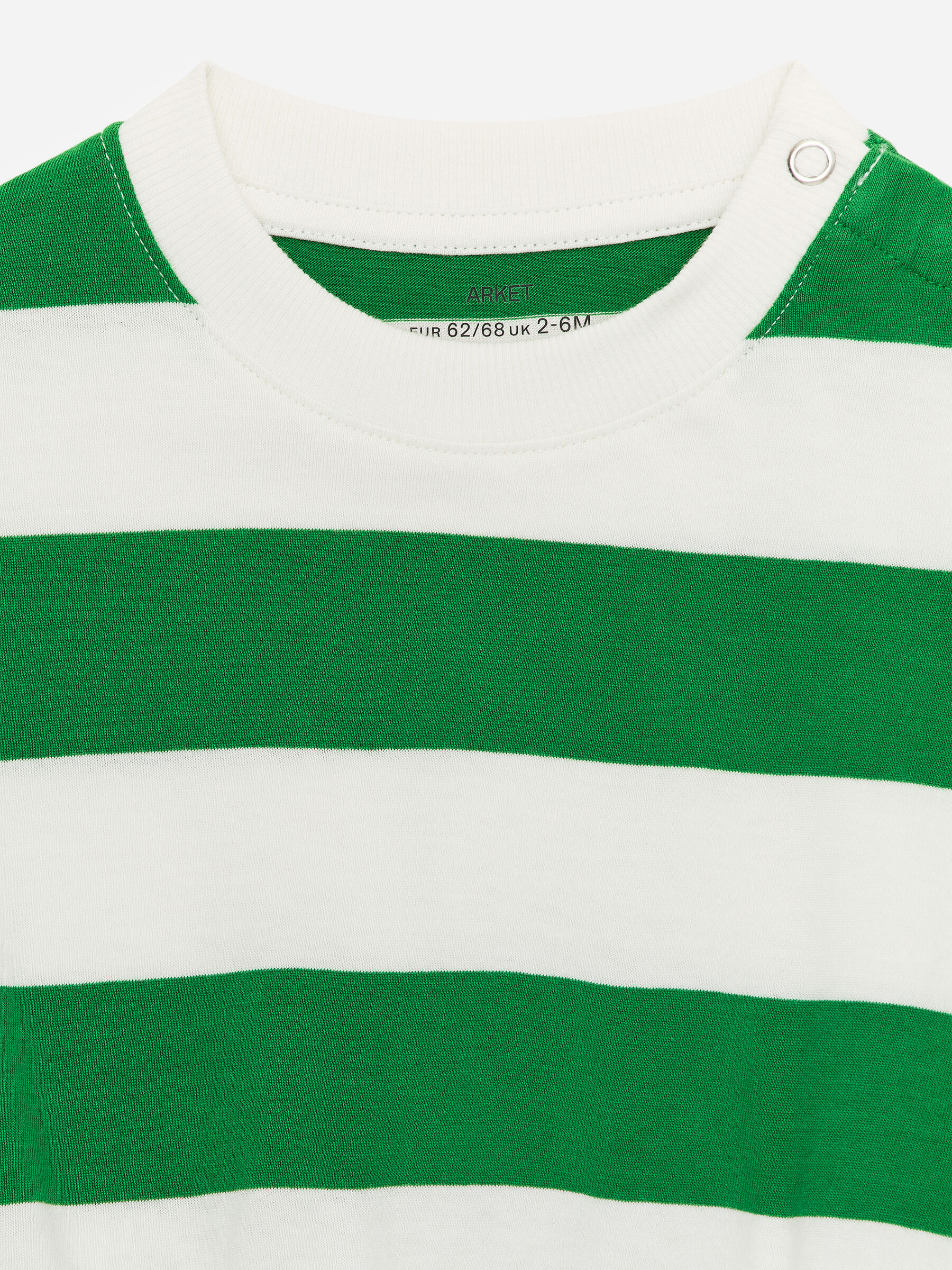 Barboteuse à manches courtes en jersey - Green/White - Slim fit - Enfant - StillMedia/DescriptiveDetail - 3