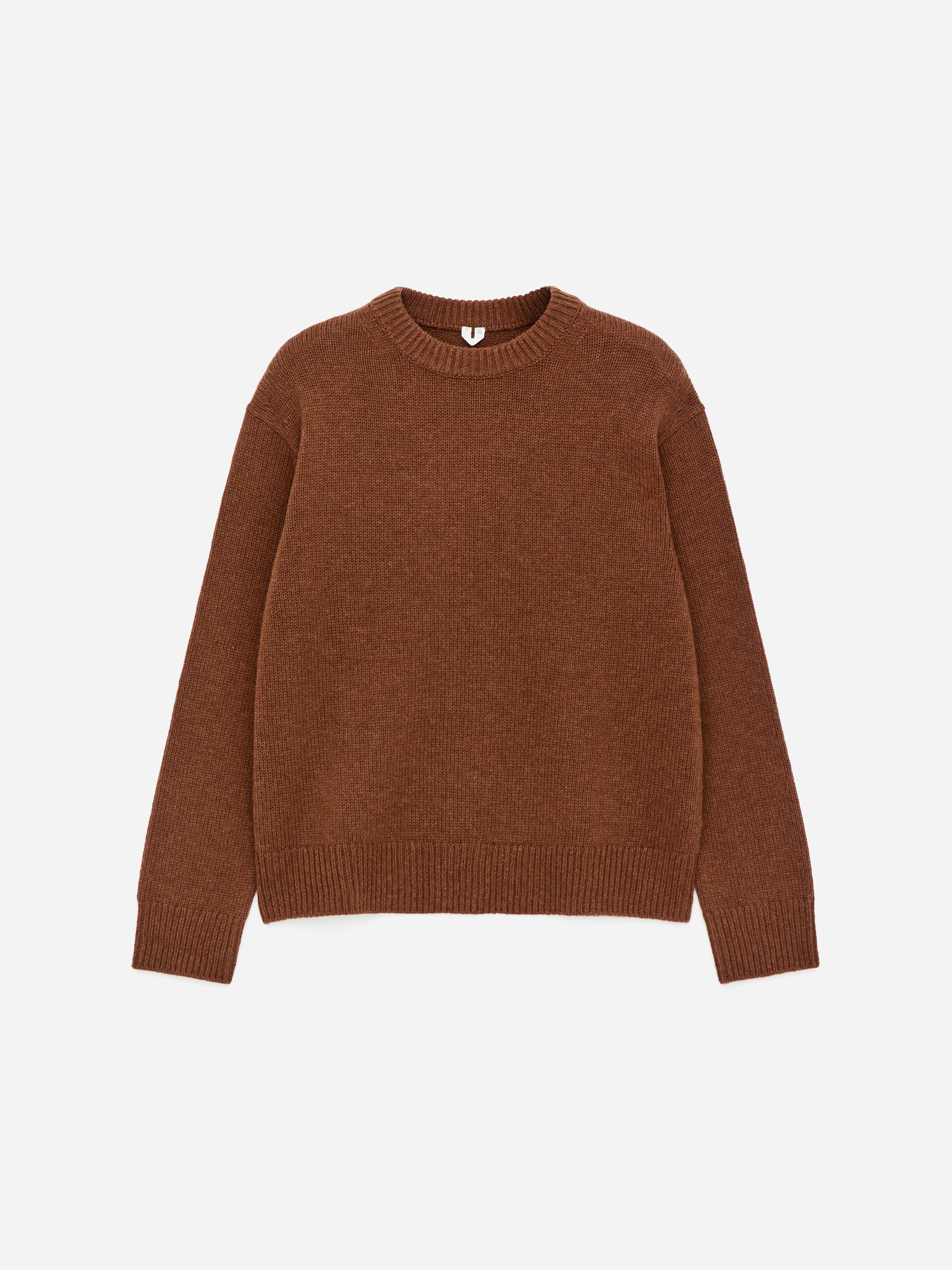 Jersey de lana de punto grueso - Óxido/Gris claro jaspeado/Blanco roto/Carbón jaspeado/Burdeos/Azul oscuro/Beige jaspeado