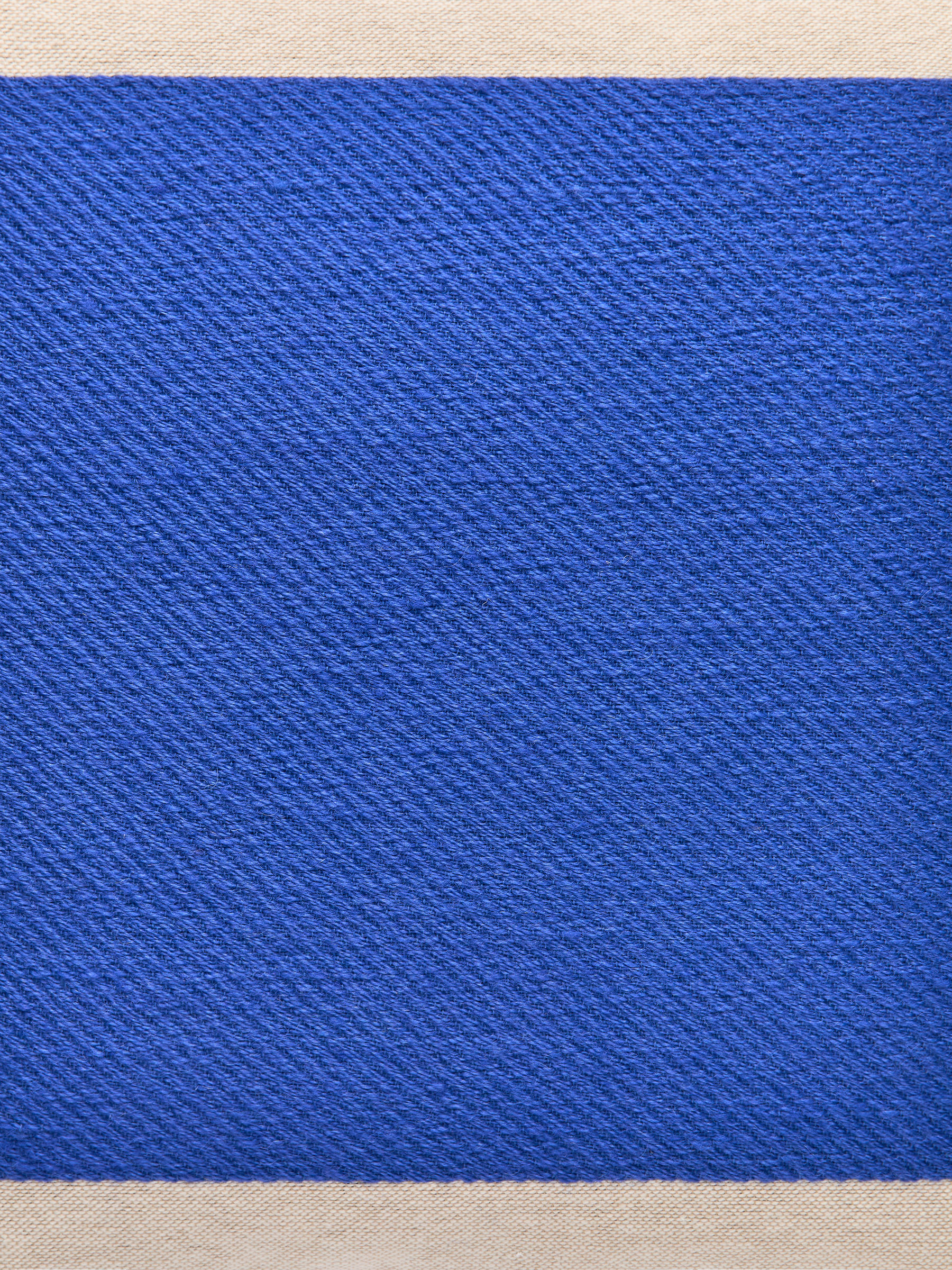 Kopfkissenbezug aus Baumwolle und Wolle 50 x 50 cm - Beige/Blau - Homeware - StillMedia/DescriptiveDetail - 3