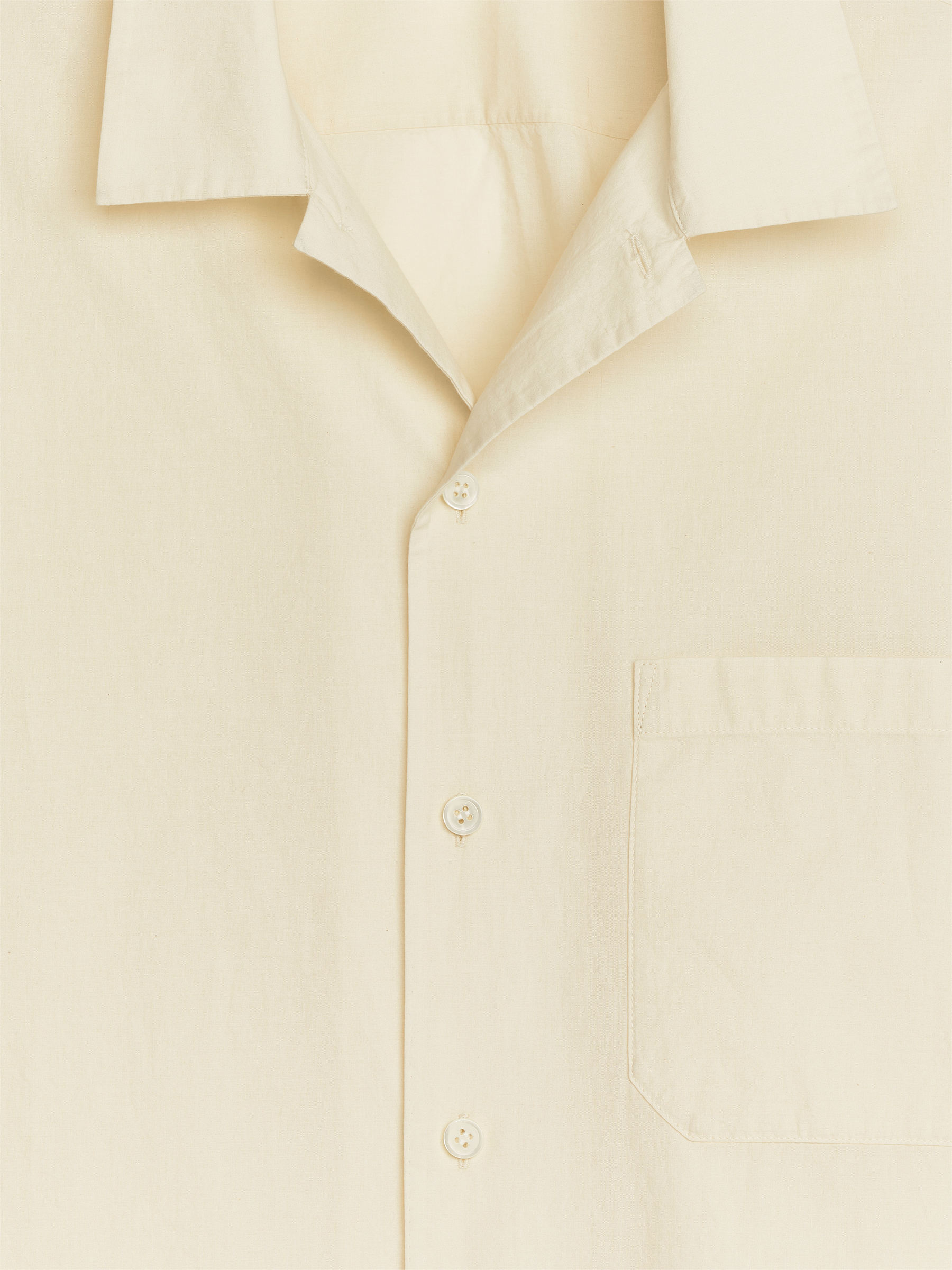 Legeres Popeline-Hemd - Ecru - Relaxed Fit - Herren - StillMedia/DescriptiveDetail - 1