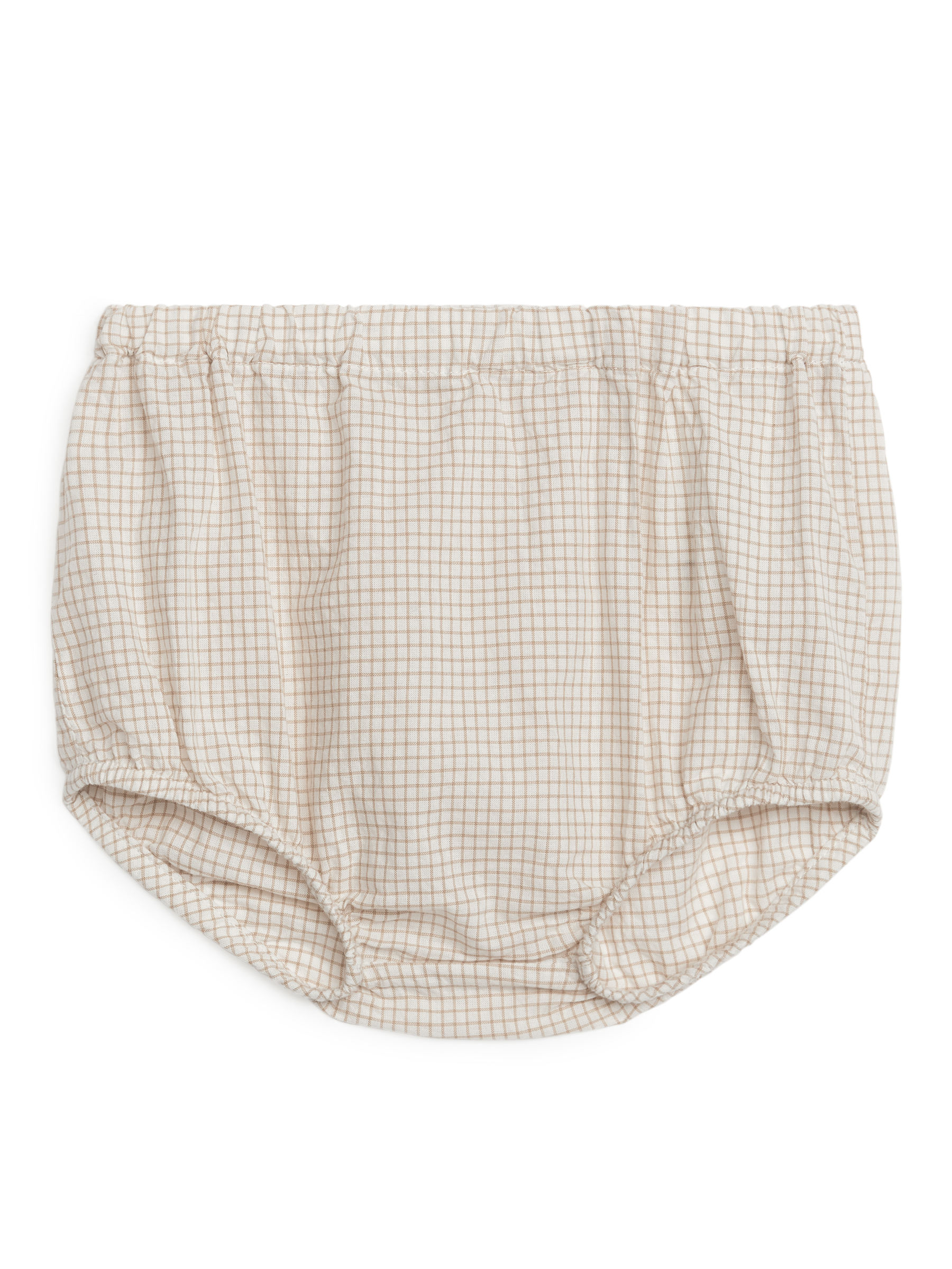 Seersucker-Pumphose - Beige/Kariert - Loose Fit - Kinder - StillMedia/DescriptiveStillLife - 2