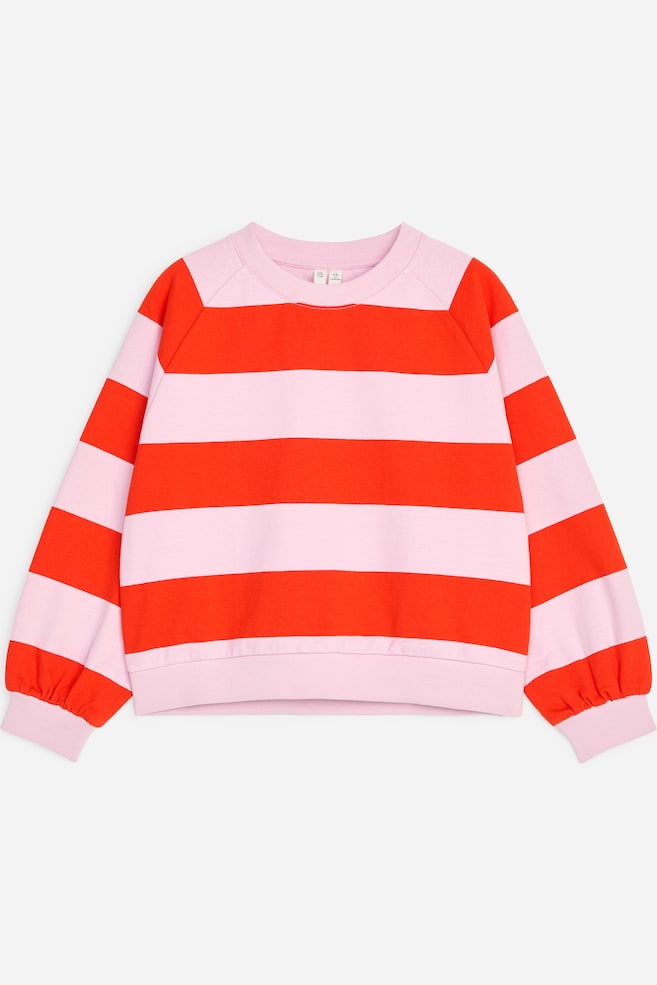Legeres Sweatshirt - Rosa/Rot/Blau/Rosa/Lila - 1