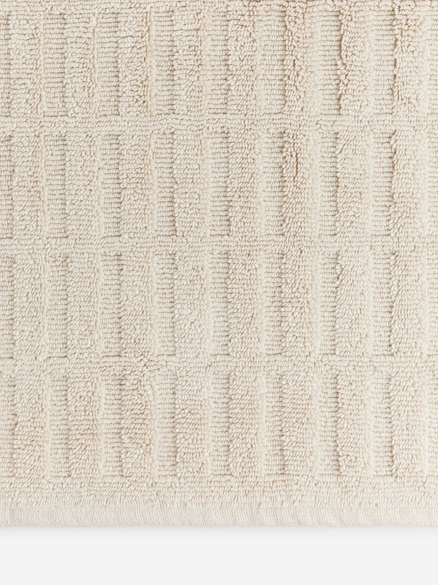 Badrumsmatta i bomull - Beige/Khakigrön - 3