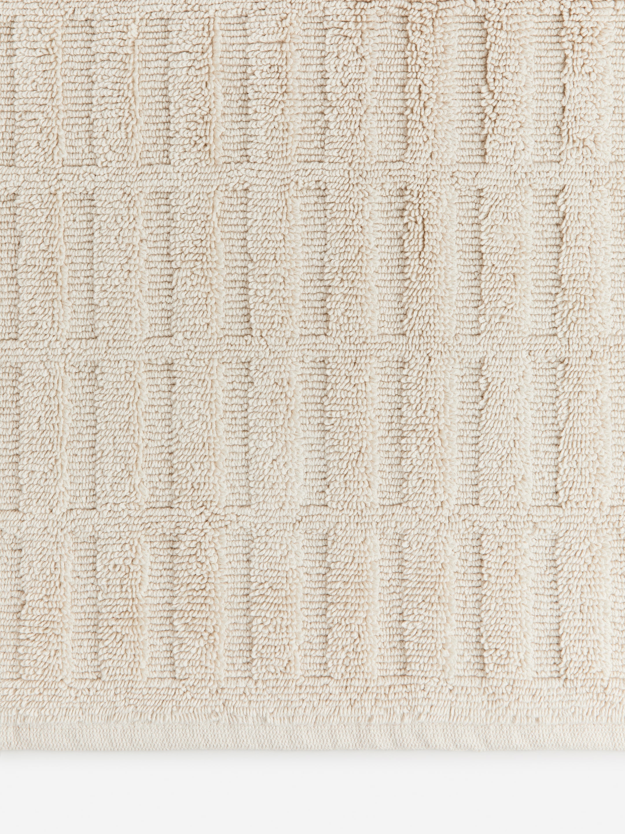 Ver imagen más grande: Alfombra de baño de algodón - Beige - HOME | H&M ES 3