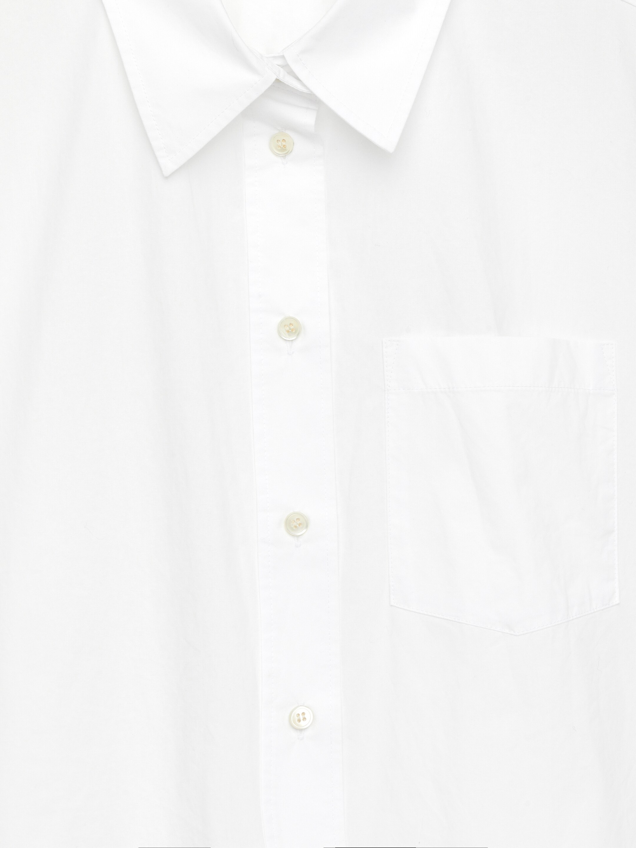 Vis større bilde: Oversized bomullsskjorte - Hvit - DAME | H&M NO 2