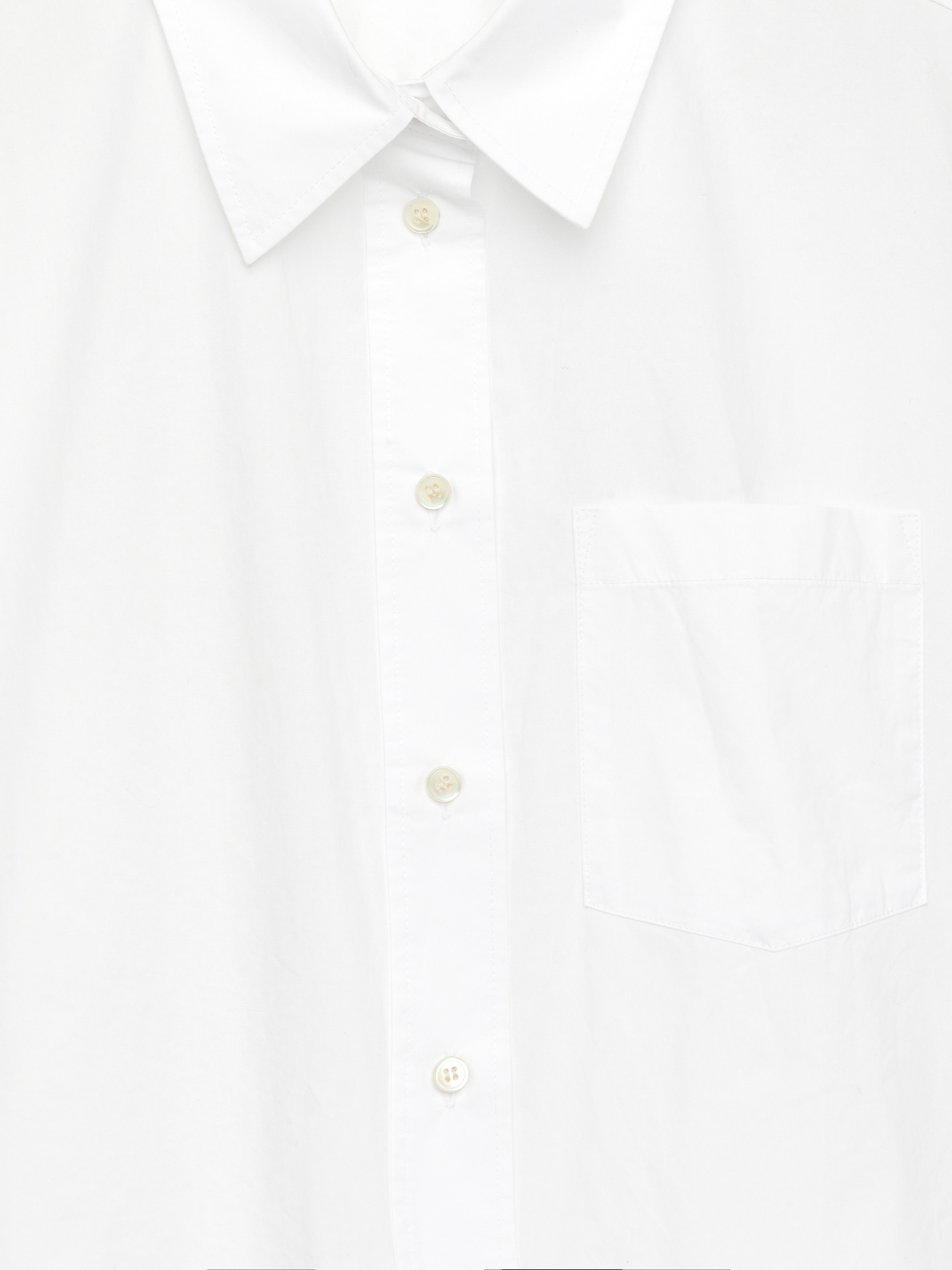 Oversized Cotton Shirt - White - Oversized - Women - StillMedia/DescriptiveDetail - 1
