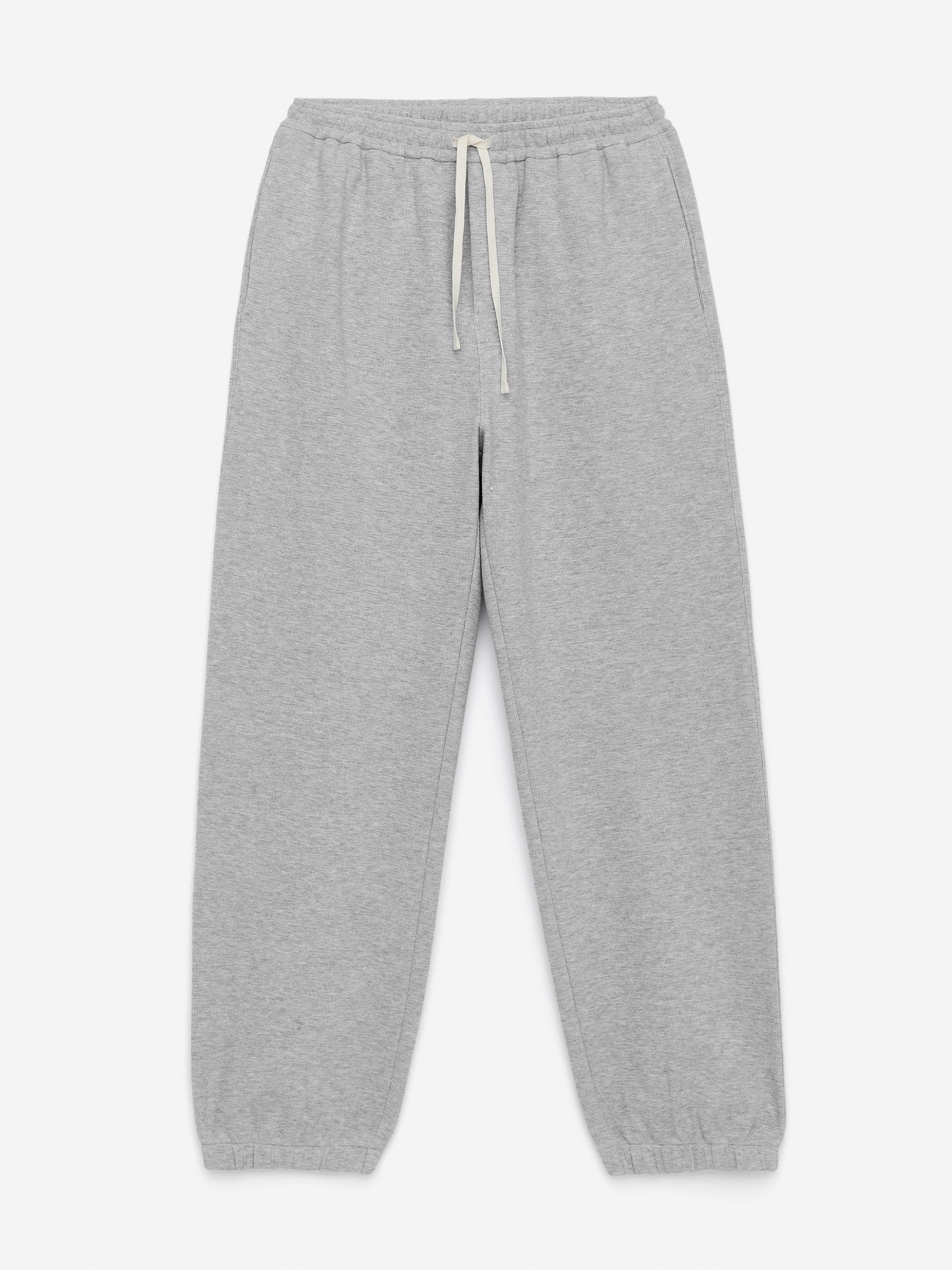 Textured Sweatpants-#AAAAAA-16508