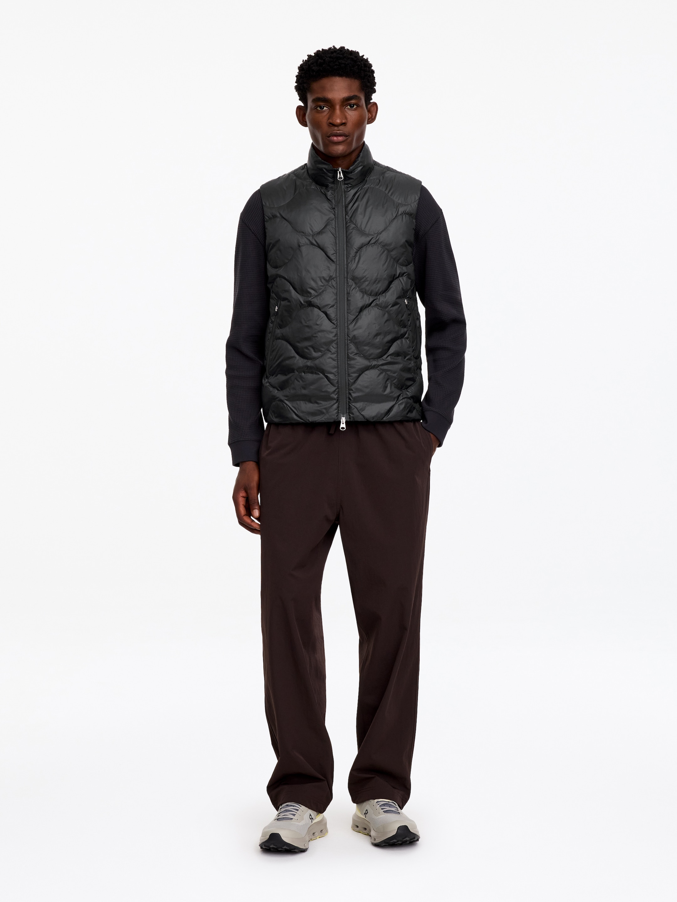 Ultralight Down Vest-Grey-20385