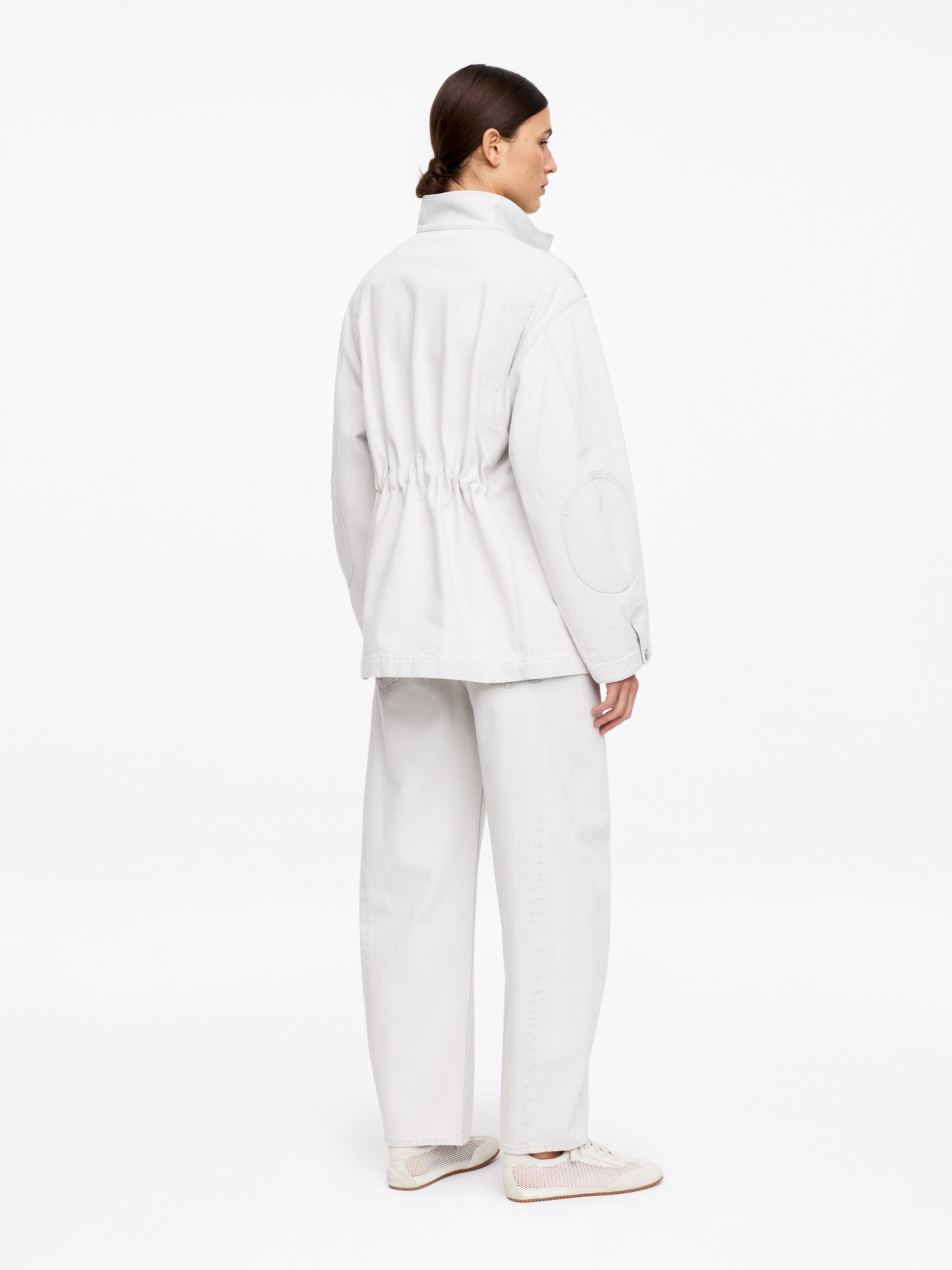 Suede Mesh Trainers - White - Women - StillMedia/Lookbook - 9