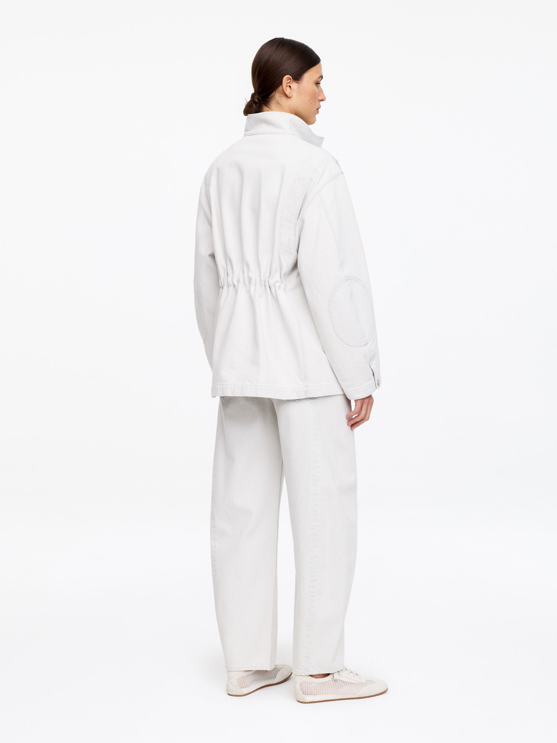 Mesh-Suede Trainers - White - Women - StillMedia/Lookbook - 9