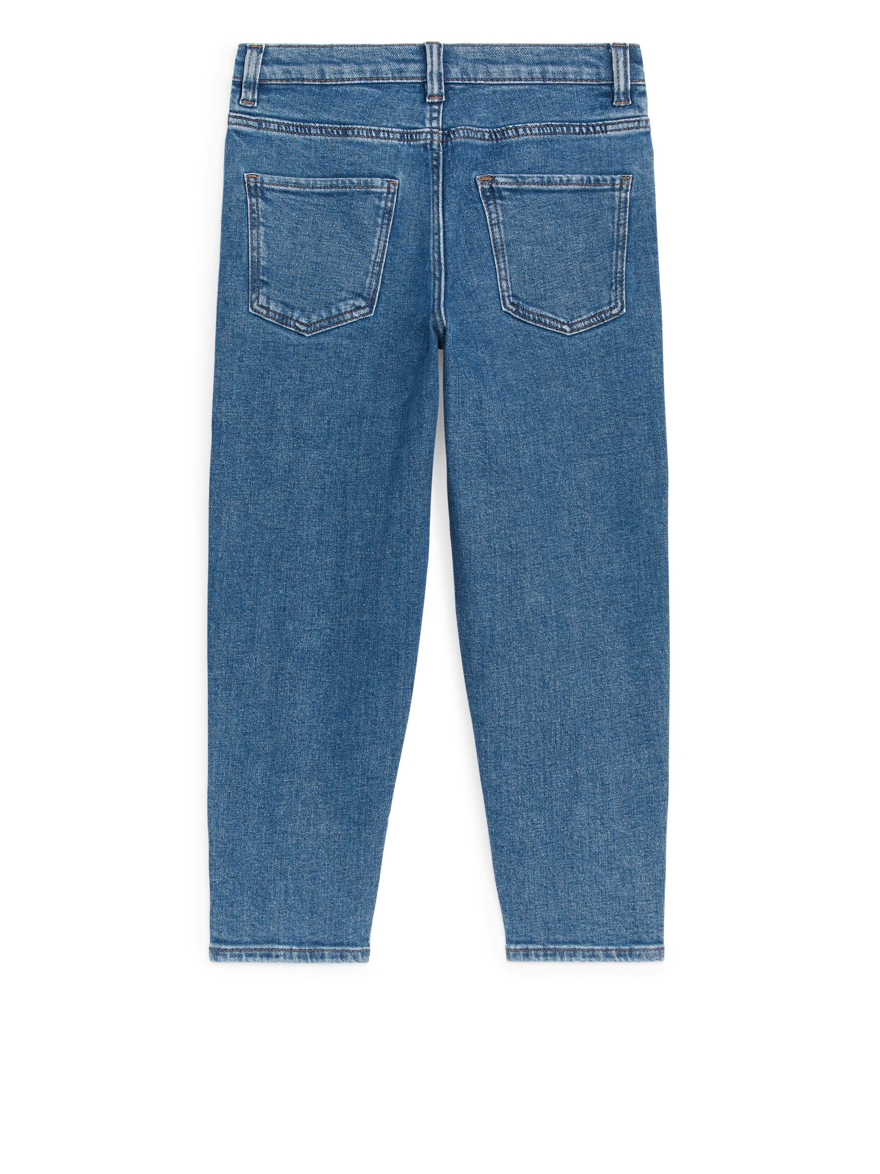 Tapered Stretch Jeans - Mid Blue - Loose fit - Children - StillMedia/DescriptiveStillLife - 1