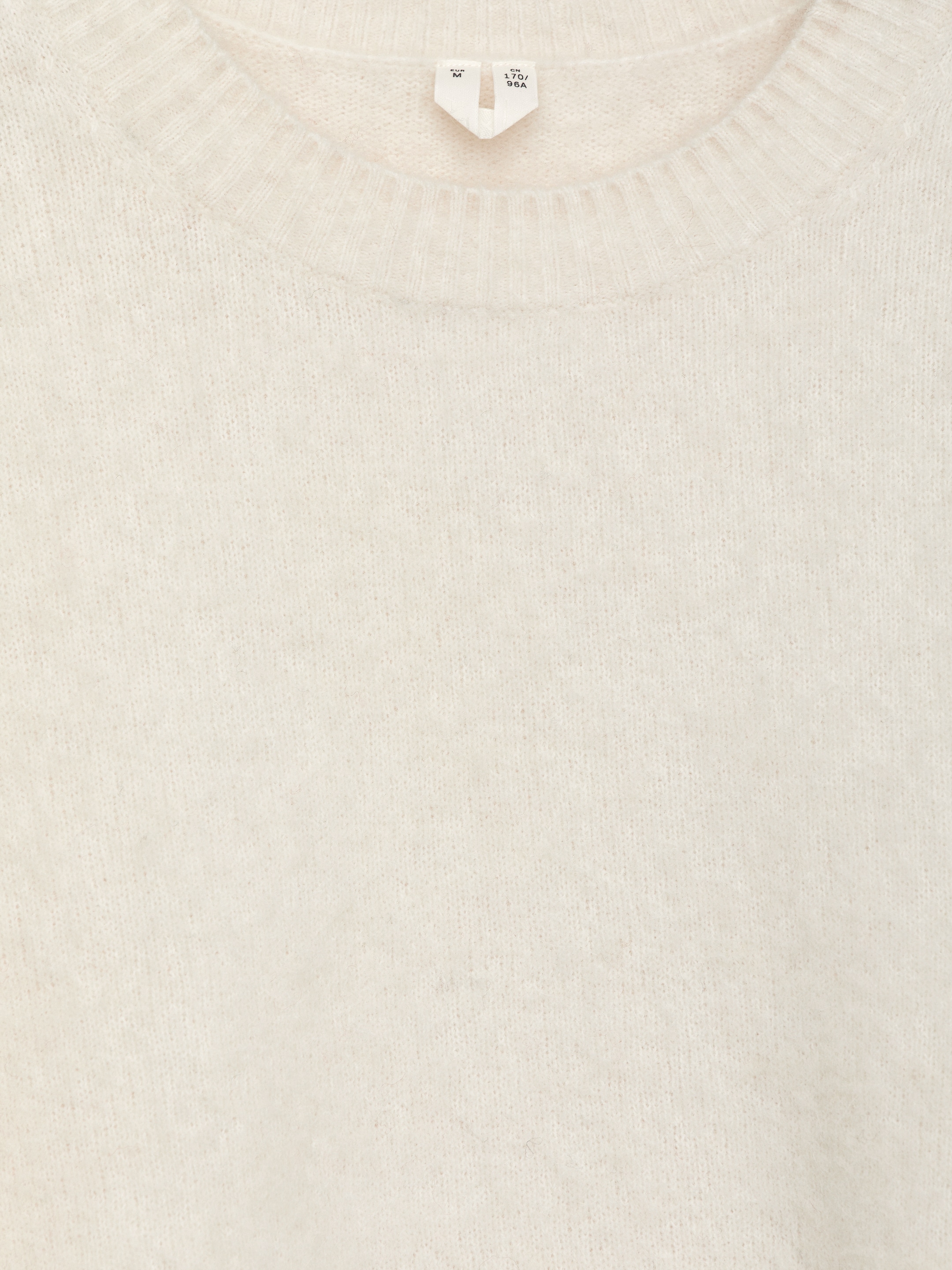 Visa större bild: Tröja i alpacka och ull - Off-white - DAM | H&M SE 6