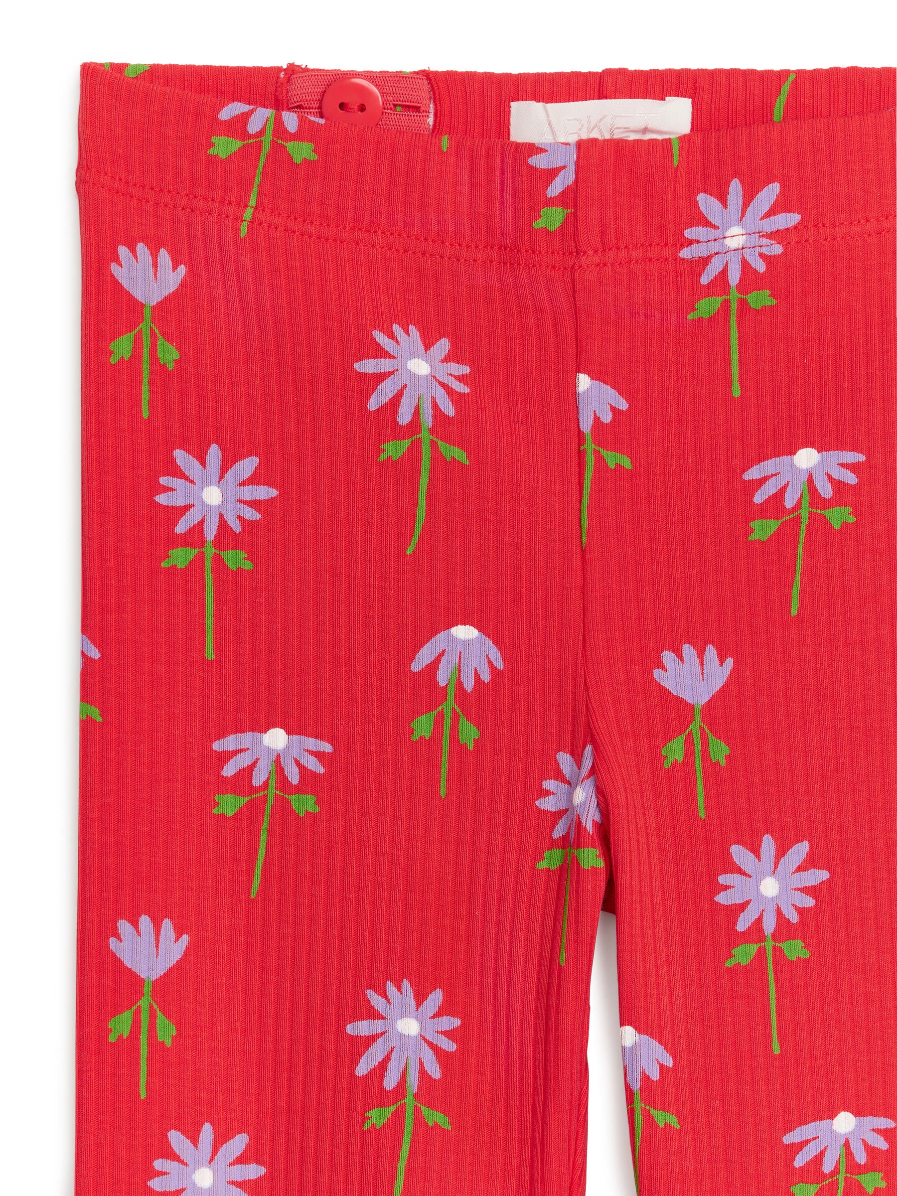 Gerippte Leggings - Rot - Slim Fit - Kinder - StillMedia/DescriptiveDetail - 2